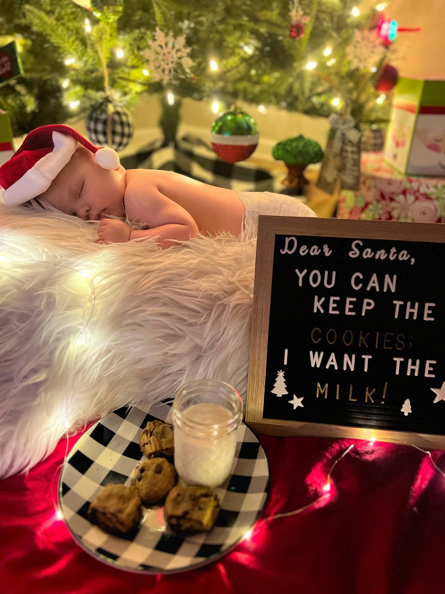 Killian joined the competition — help win amazing prizes! christmas, christmas_eve, christmas_tree, conifer, design, drink, drinkware, event, eyewear, green, holiday, holiday_ornament, light, lighting, ornament, person, plate, room, tableware, tree