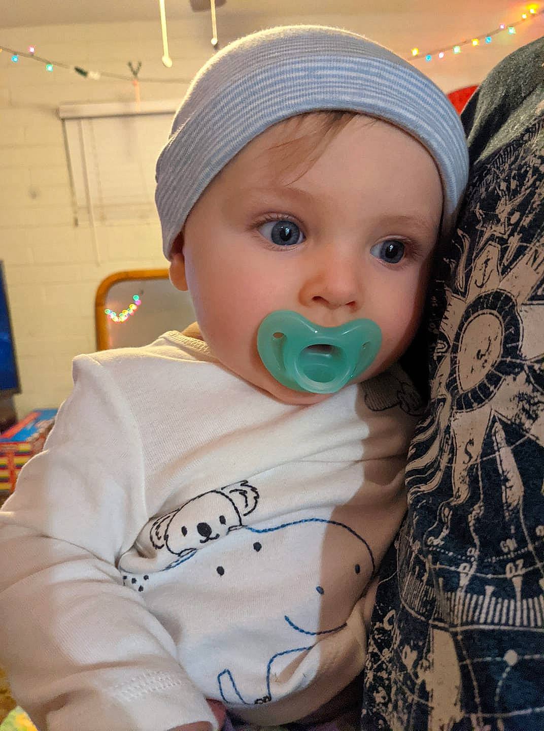 Jaxxon joined the competition — help win amazing prizes! baby, baby_toddler_clothing, baseball_cap, beanie, cap, cheek, child, comfort, cool, fun, happy, hat, headgear, headwear, person, personal_protective_equipment, sitting, skin, sleeve, t_shirt