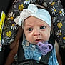 Emersyn is registered to the contest to win money with this photo: baby, bodypart, bonnet, cap, car, car_interior, carseat, clothing, cushion, face, hat, head, homedecor, newborn, pants, person, photography, portrait, transportation, vehicle