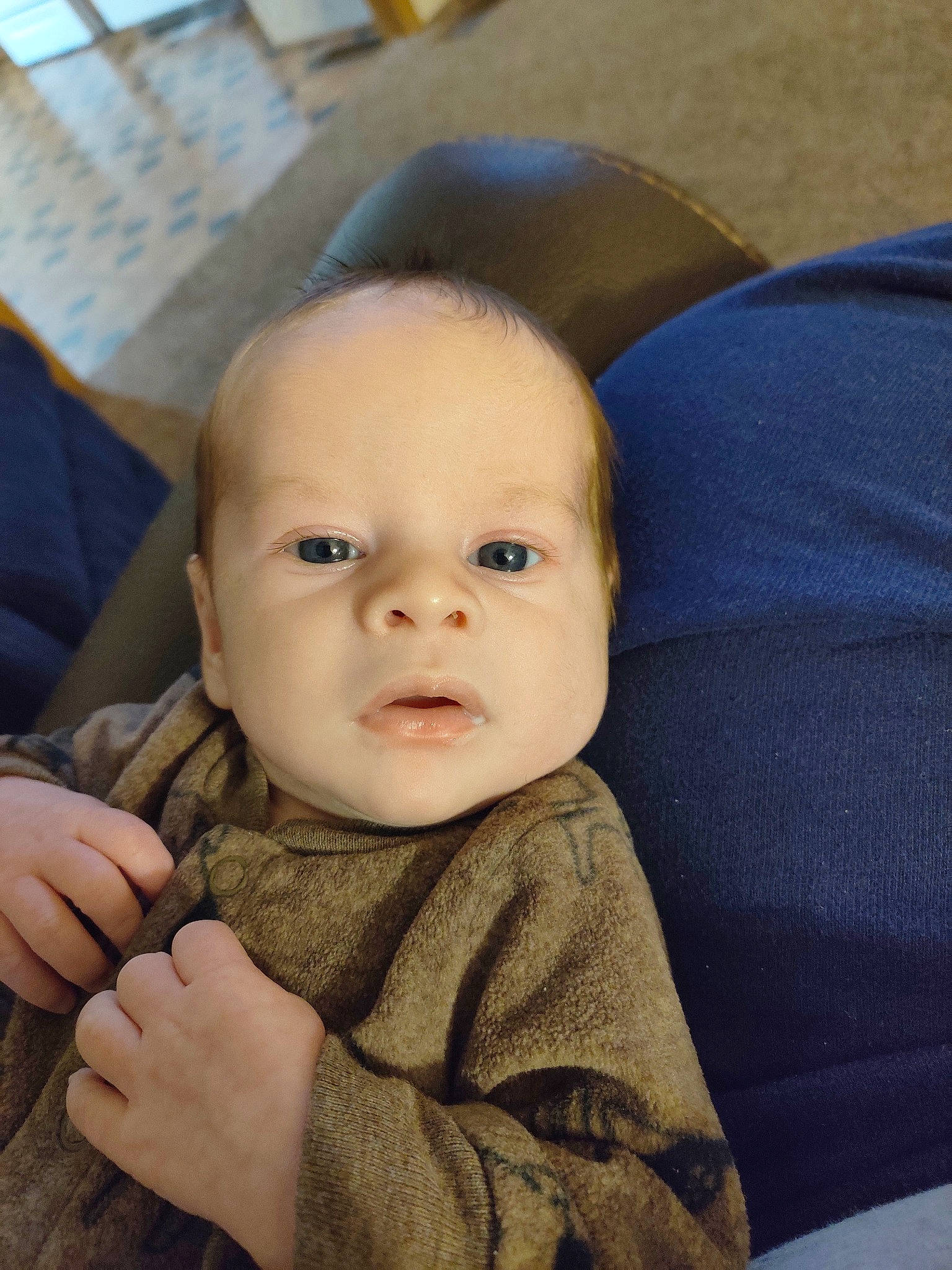 Behr joined the competition — help win amazing prizes! baby, baby_toddler_clothing, cheek, chin, comfort, eye, eyebrow, finger, gesture, hairstyle, head, iris, mouth, nose, outerwear, person, skin, sleeve, smile, textile