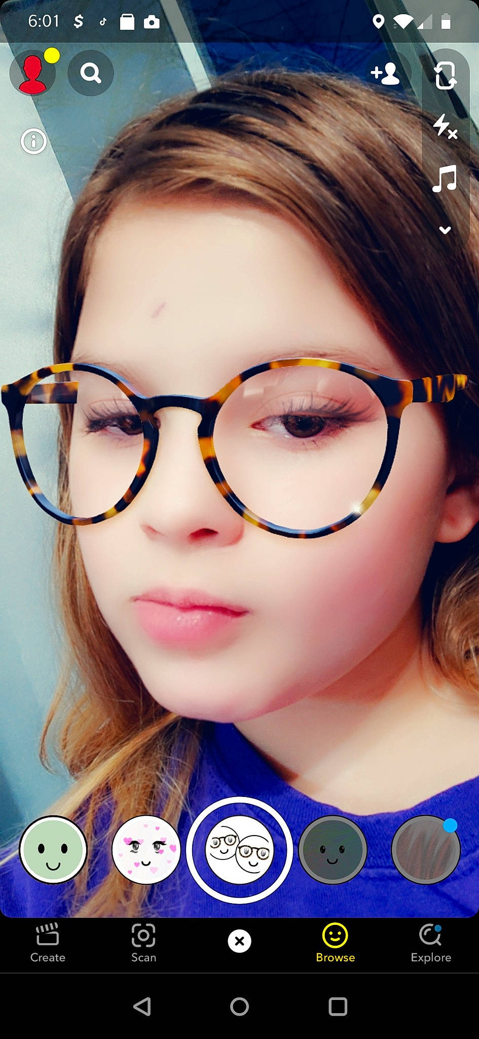 Savannah is registered to the contest to win money with this photo: blue, cheek, chin, ear, eye, eyebrow, eyelash, eyewear, forehead, hair, hairstyle, lip, mouth, nose, organ, person, photograph, product, skin, vision_care