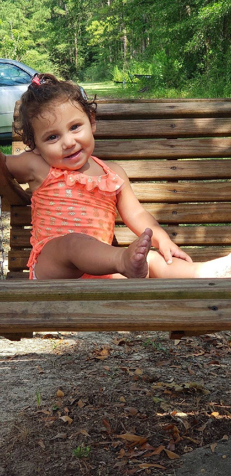 Serenity is registered to the contest to win money with this photo: child, child_model, fawn, fun, joy, leg, leisure, person, play, sitting, summer, toddler, tree