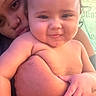 Sariyah is registered to the contest to win money with this photo: baby, adult, face, skin, hand, smile, person, portrait, closeup, affection, family, love, holding, child, cute, expression, indoors, warmth, human, tenderness