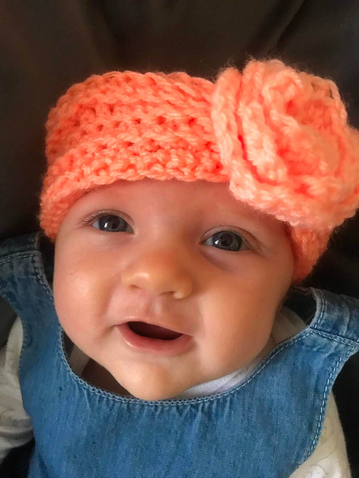 Mara joined the competition — help win amazing prizes! beanie, bonnet, cap, child, clothing, crochet, fashion_accessory, hat, headgear, knit_cap, knitting, person, toddler, wool, woolen