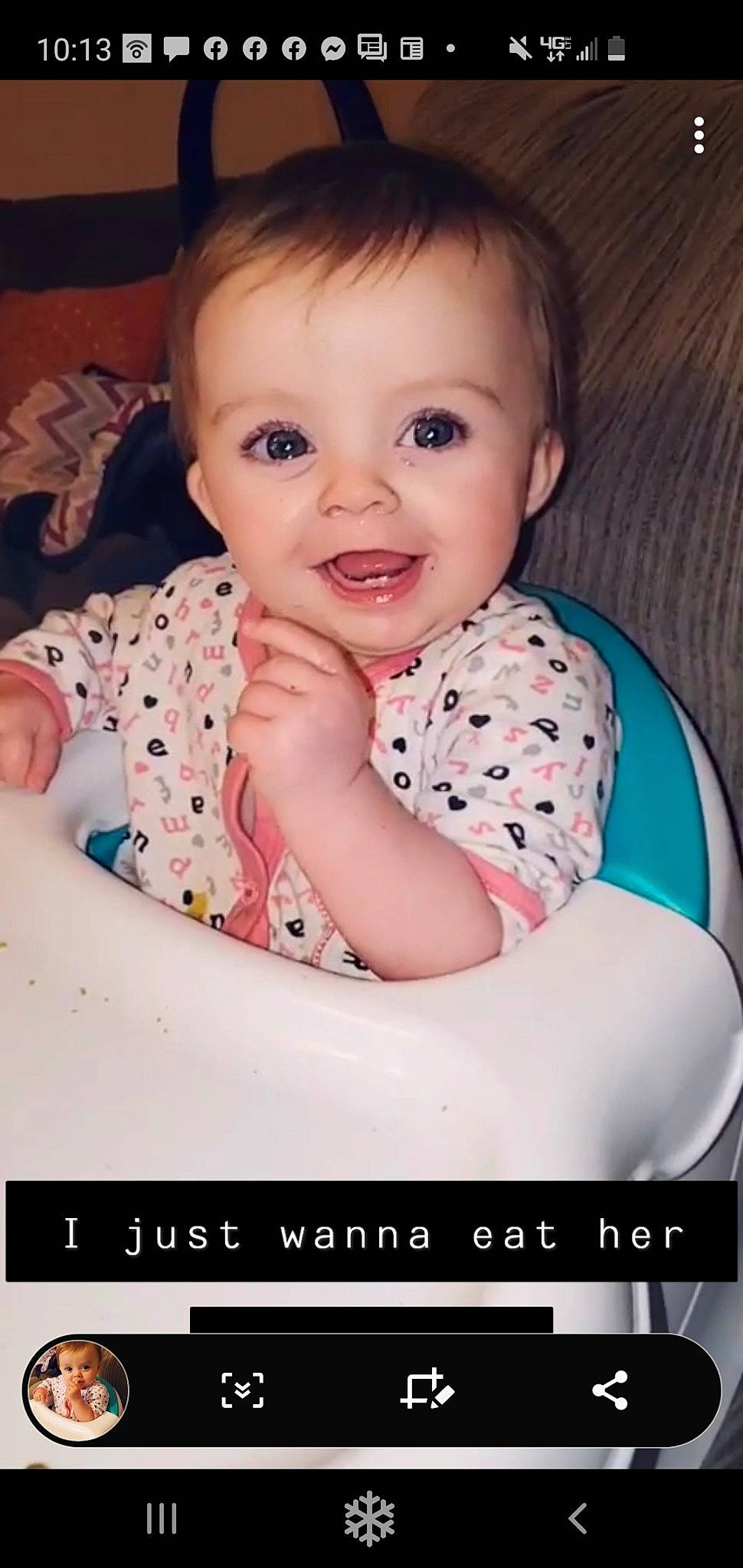 Emerie June joined the competition — help win amazing prizes! baby, baby_toddler_clothing, cheek, child, face, head, joy, person, photo_caption, skin, toddler