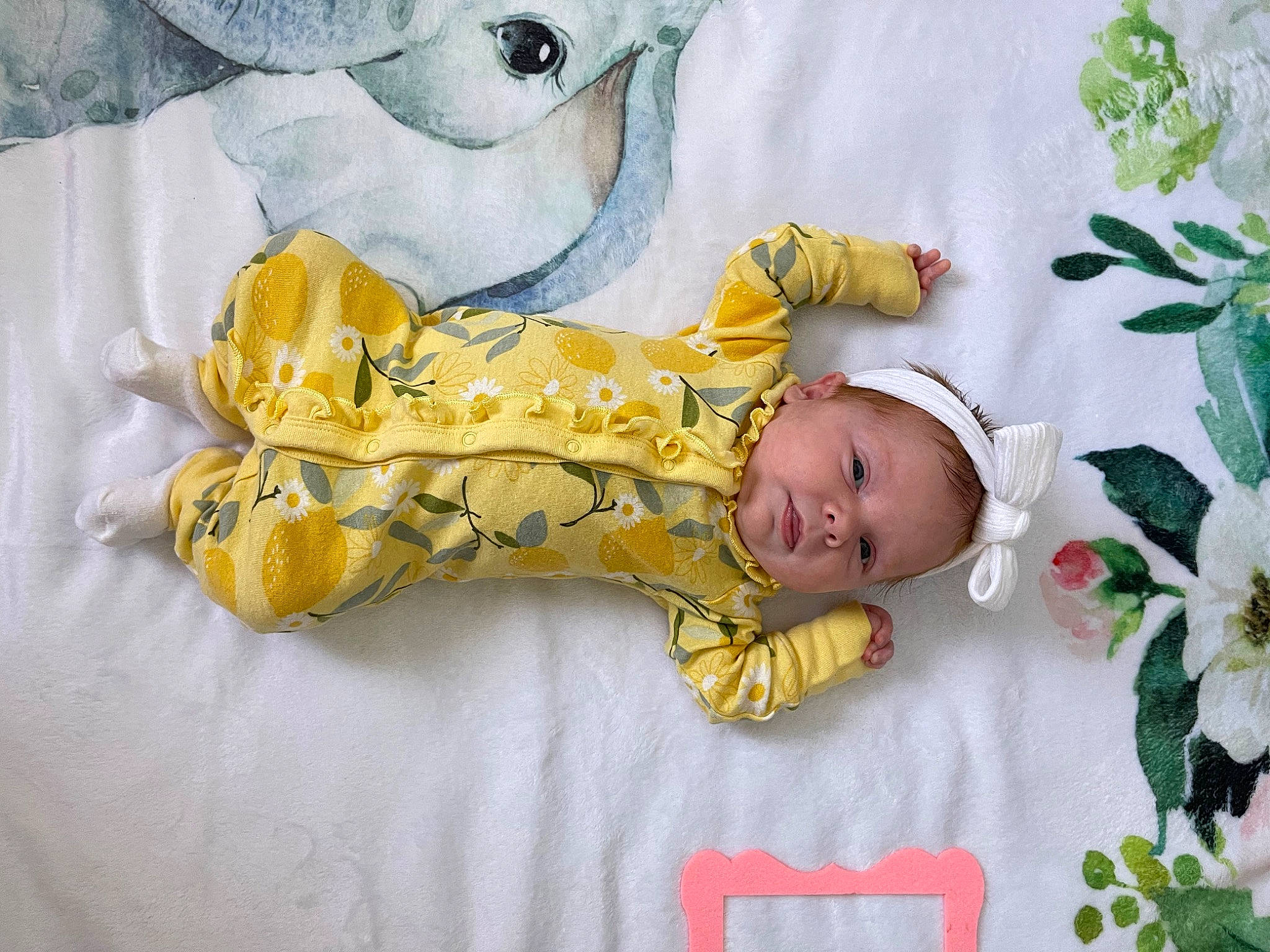 Brynleigh joined the competition — help win amazing prizes! baby, baby_products, baby_safety, baby_sleeping, baby_toddler_clothing, bed, bedding, child, comfort, happy, head, headgear, linens, pattern, person, room, skin, sleeve, textile, toddler