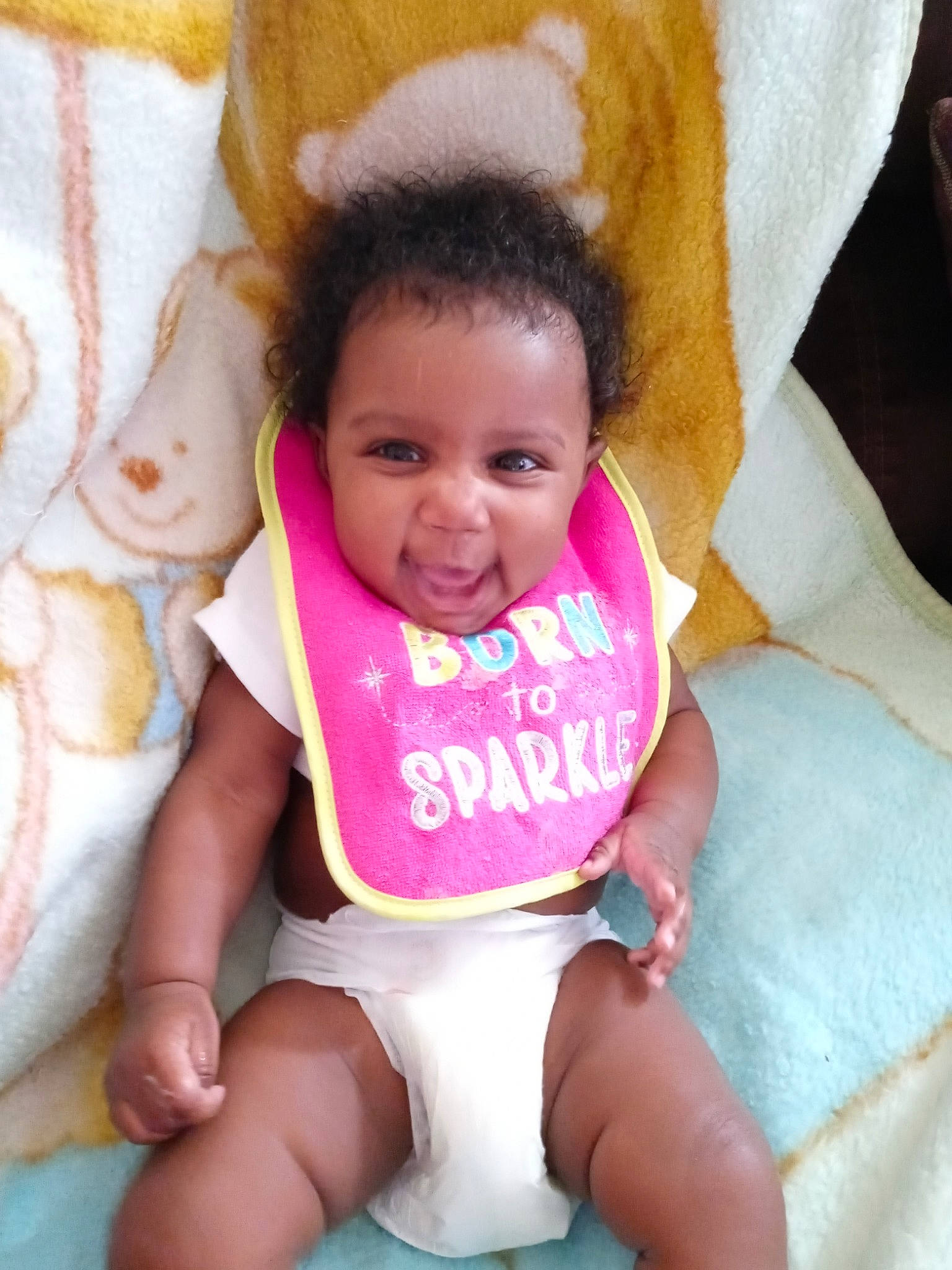 Jurnei joined the competition — help win amazing prizes! baby, baby_products, baby_toddler_clothing, cheek, child, person, pink, skin, smile, toddler