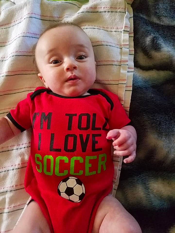 Greysen is registered to the contest to win money with this photo: baby, baby_products, baby_toddler_clothing, cheek, child, person, toddler