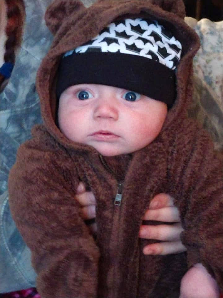 Steven is registered to the contest to win money with this photo: baby, beanie, bonnet, cap, cheek, child, crochet, hat, headgear, headwear, knit_cap, person, skin, toddler, winter, wool
