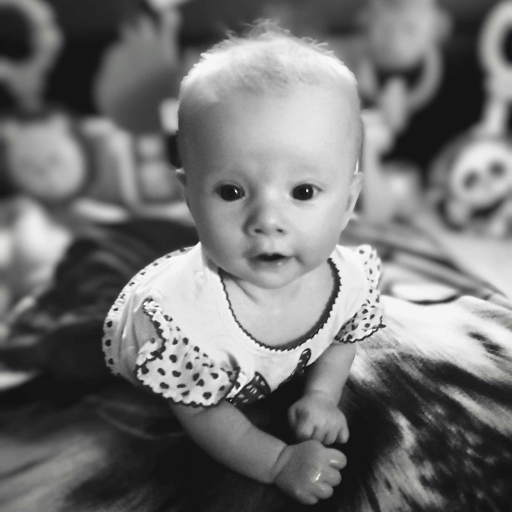 Elizabeth is registered to the contest to win money with this photo: accessories, baby, babycrawling, bodypart, clothing, crawling, dress, face, finger, hand, happy, head, jewelry, necklace, newborn, person, photography, portrait, sitting, smile