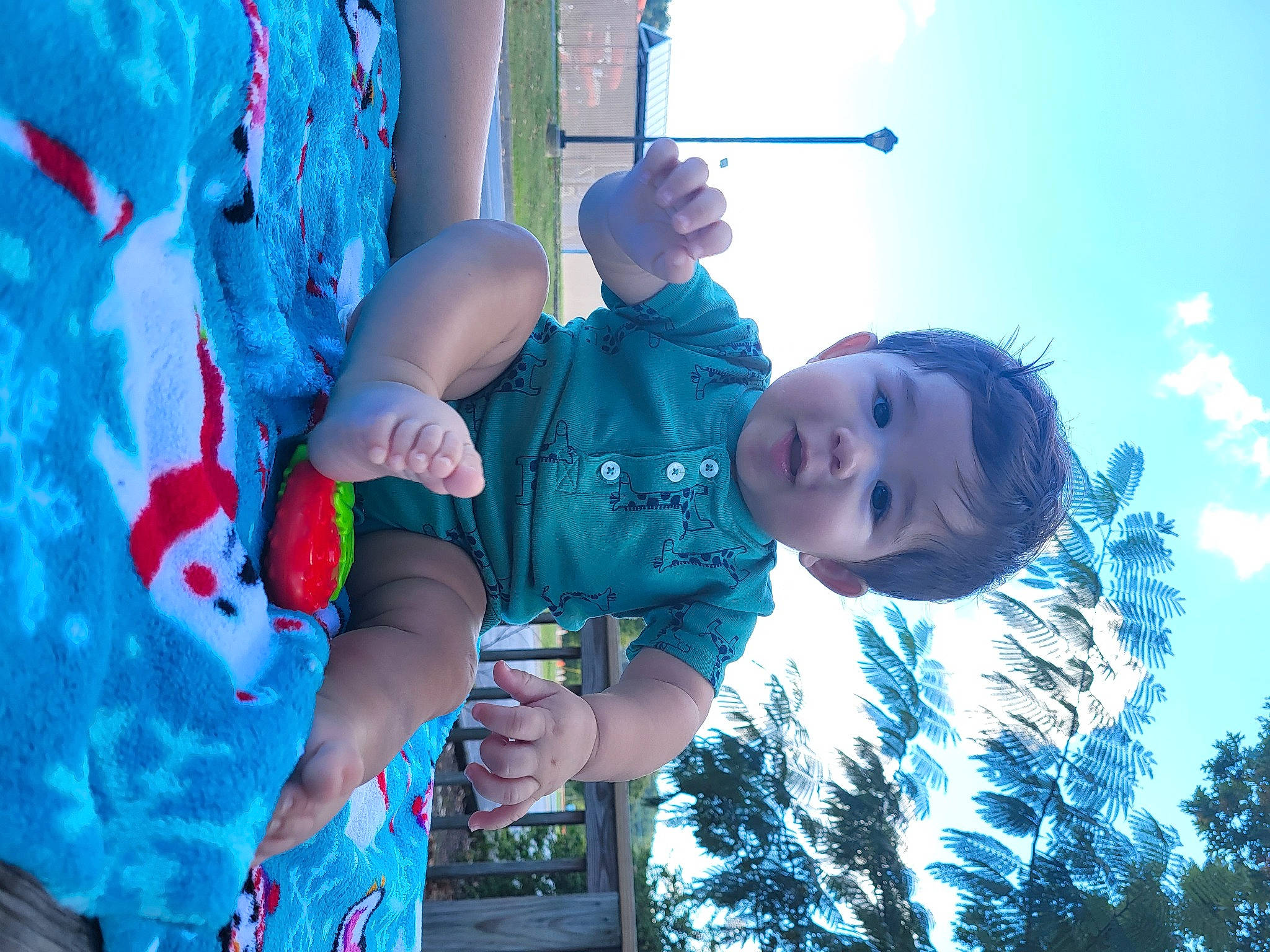 Mateo is registered to the contest to win money with this photo: azure, baby_toddler_clothing, blue, child, cloud, electric_blue, event, fun, gesture, happy, leisure, people_in_nature, person, recreation, sky, smile, summer, toddler, tree, water