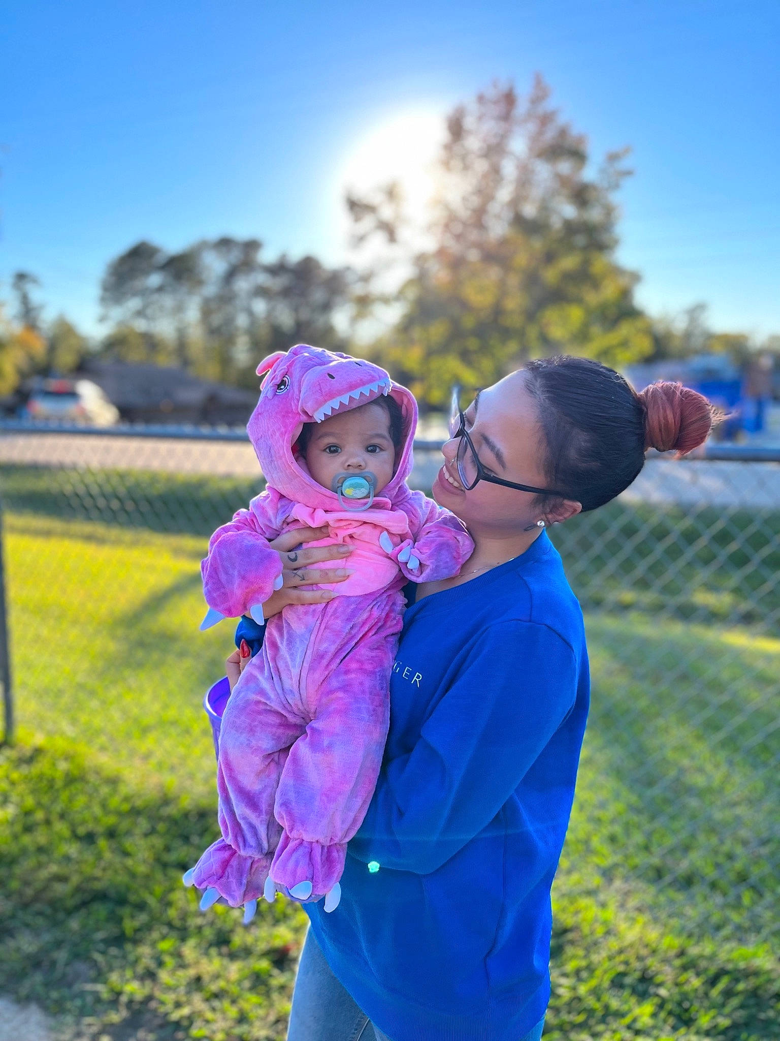 Kiyomi Chanel joined the competition — help win amazing prizes! baby, child, electric_blue, event, fun, grass, grassland, happy, headwear, lawn, leisure, meadow, people_in_nature, person, plant, purple, recreation, sky, sunlight, toddler