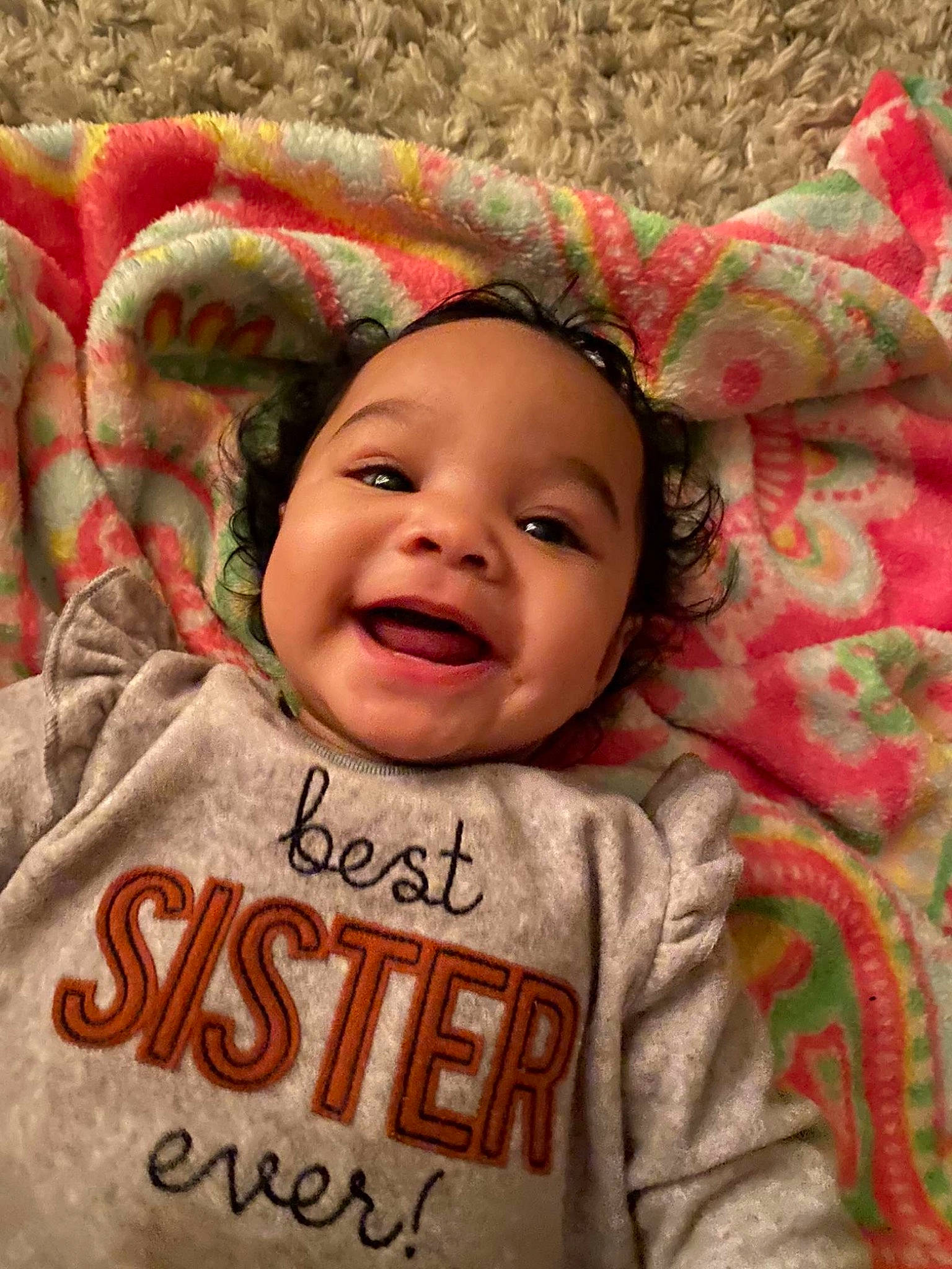 Kiyomi Chanel joined the competition — help win amazing prizes! baby, baby_toddler_clothing, cheek, chin, eye, eyebrow, face, fun, happy, head, iris, mammal, mouth, nose, outerwear, person, skin, sleeve, smile, textile