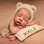 Malo participe au concours pour gagner de l'argent avec cette photo : baby, beige_background, blanket, cute, hands, hat, infant, newborn, nursery, peaceful, pillow, plush_hat, portrait, props, sleep, sleeping, soft_texture, studio_photography, toes, wooden_tiles