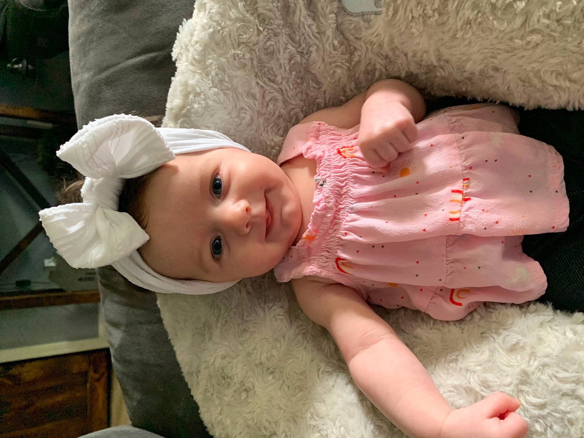 Mariana joined the competition — help win amazing prizes! baby, baby_toddler_clothing, cheek, child, eye, eyelash, fashion_accessory, finger, happy, hat, headgear, human_body, iris, lip, nose, person, pink, skin, sleeve, smile