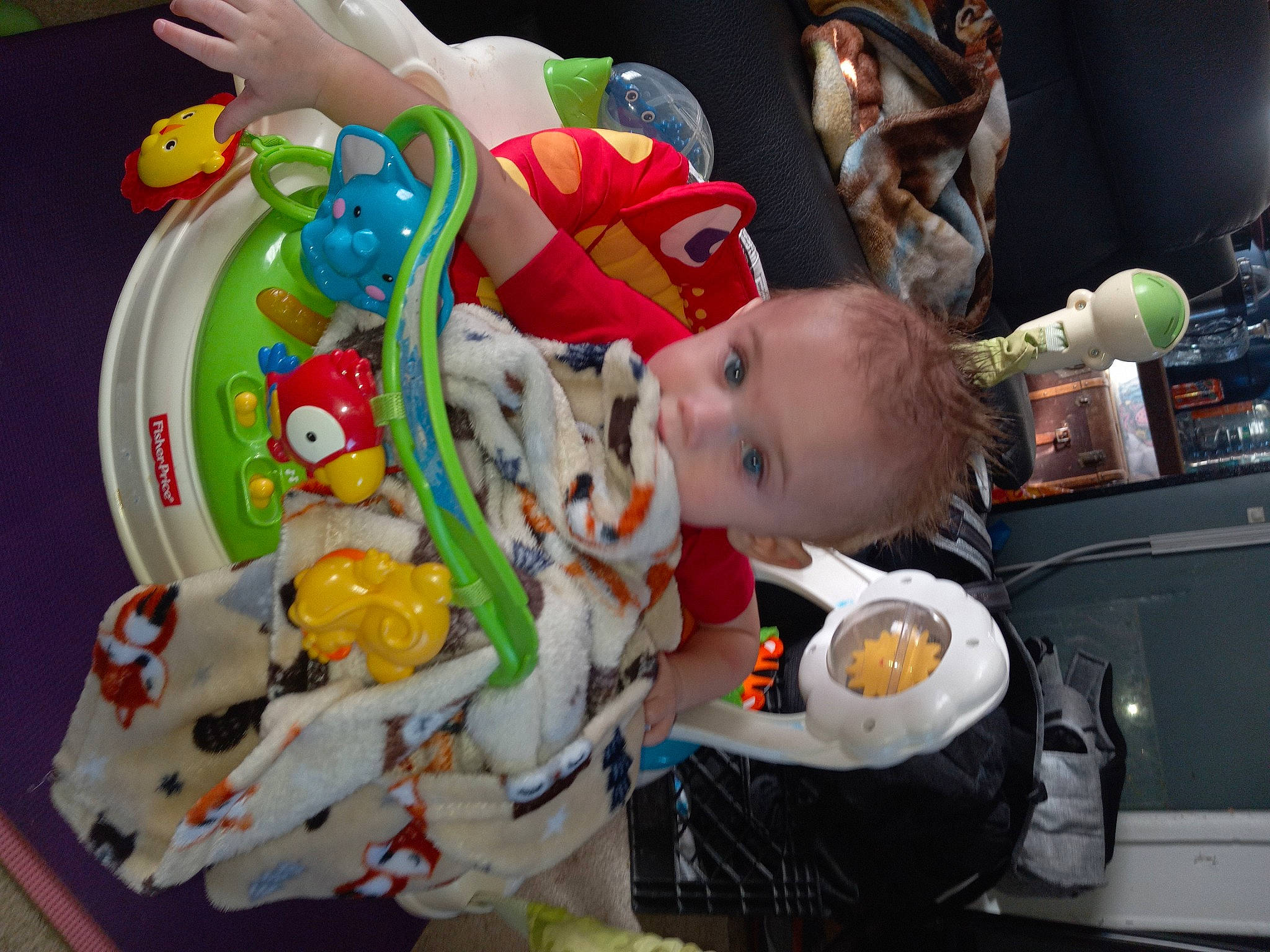 Zaidyn J is registered to the contest to win money with this photo: baby, baby_products, baby_toys, child, christmas_eve, comfort_food, event, fictional_character, fun, holiday, meal, party, party_supply, person, plastic, play, recreation, room, stuffed_toy, toddler