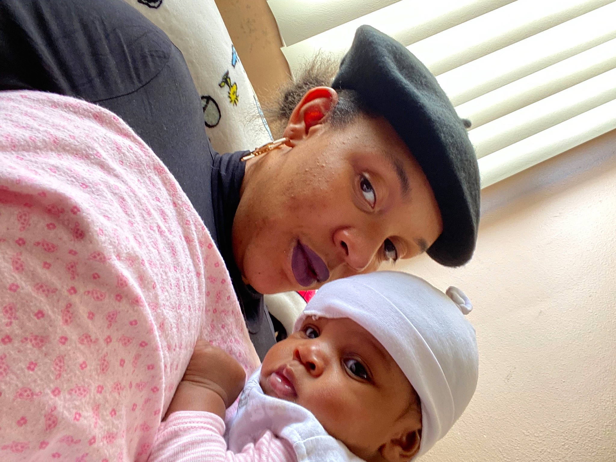 Bailee is registered to the contest to win money with this photo: baby, baby_products, cap, car_seat, cheek, child, clothing, comfort, face, fashion_accessory, happy, hat, headgear, headwear, mouth, person, skin, toddler, travel, vacation