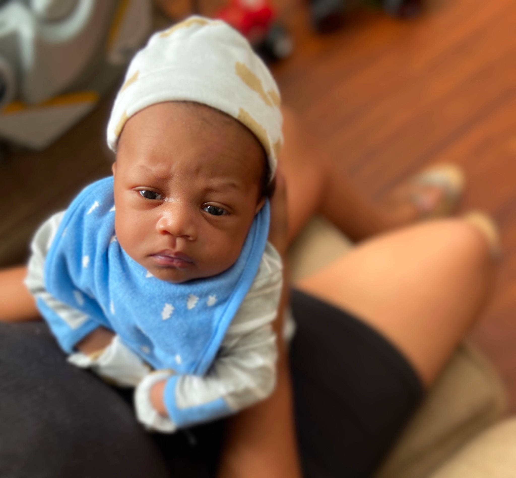 Telly joined the competition — help win amazing prizes! arm, baby, cheek, child, eye, face, finger, hand, happy, head, headgear, person, sitting, skin, smile, toddler