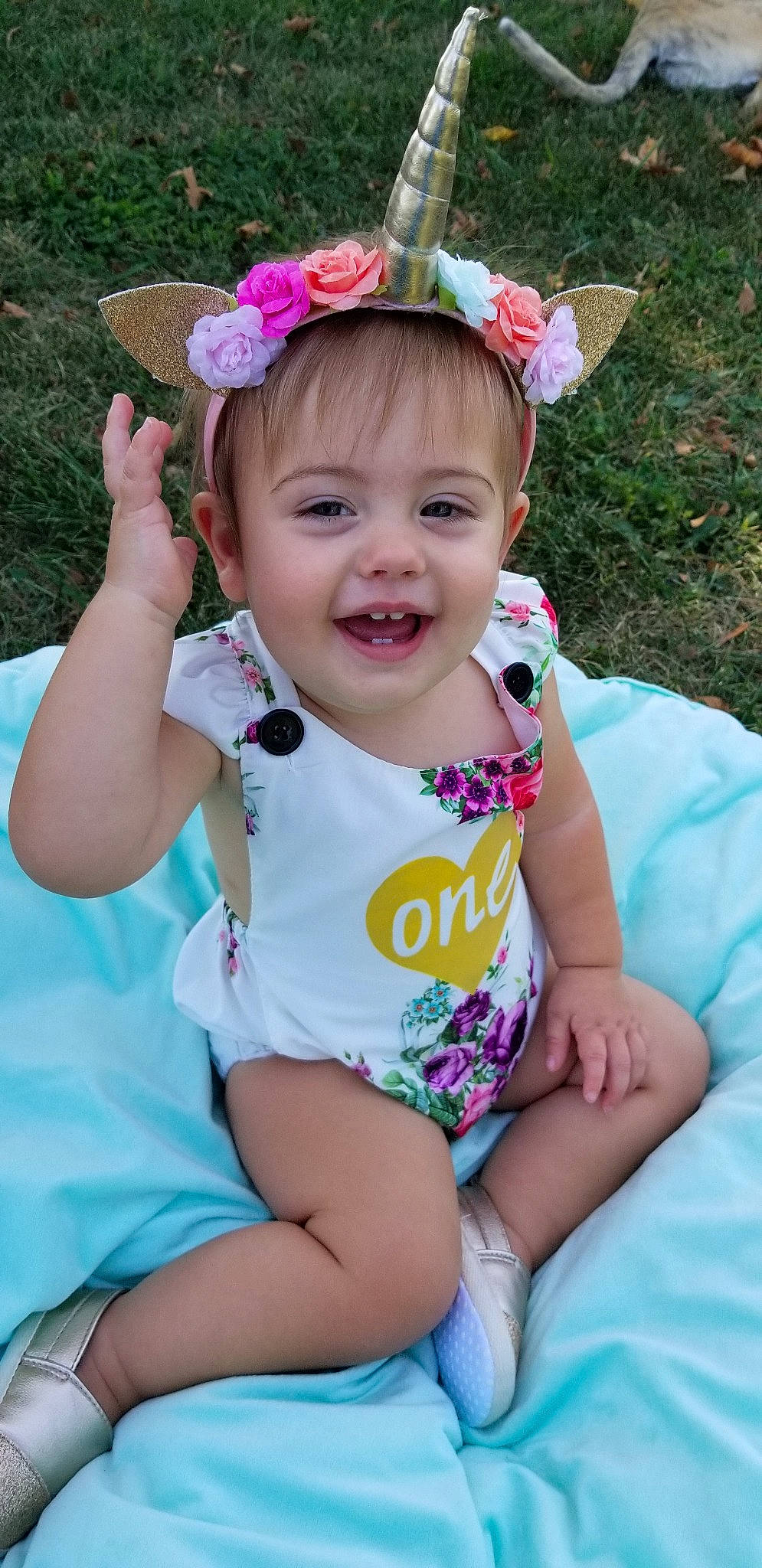 Rosalyn joined the competition — help win amazing prizes! baby, baby_products, baby_toddler_clothing, child, fashion_accessory, hair_accessory, happy, headgear, joy, person, pink, play, product, smile, toddler