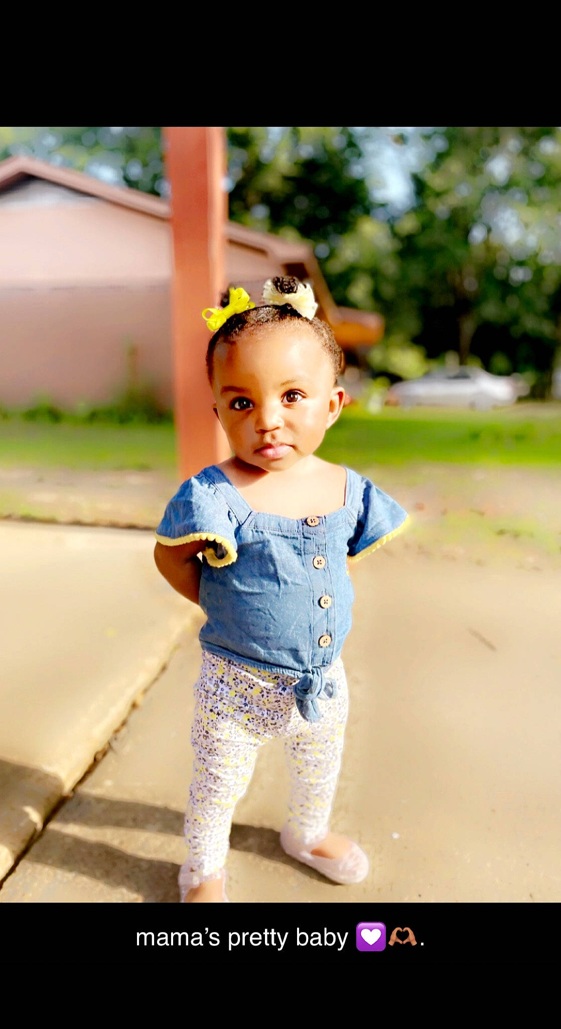 Ariyah joined the competition — help win amazing prizes! baby, baby_toddler_clothing, child, denim, electric_blue, eyewear, flash_photography, fun, grass, happy, leisure, pattern, people_in_nature, person, sitting, skin, sleeve, sunglasses, t_shirt, toddler