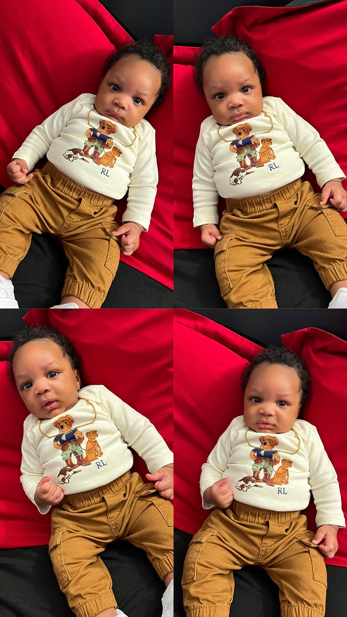 Kyng is registered to the contest to win money with this photo: arm, baby, baby_toddler_clothing, cheek, clothing, face, facial_expression, happy, head, human, mammal, muscle, organ, outerwear, person, photograph, product, skin, sleeve, standing