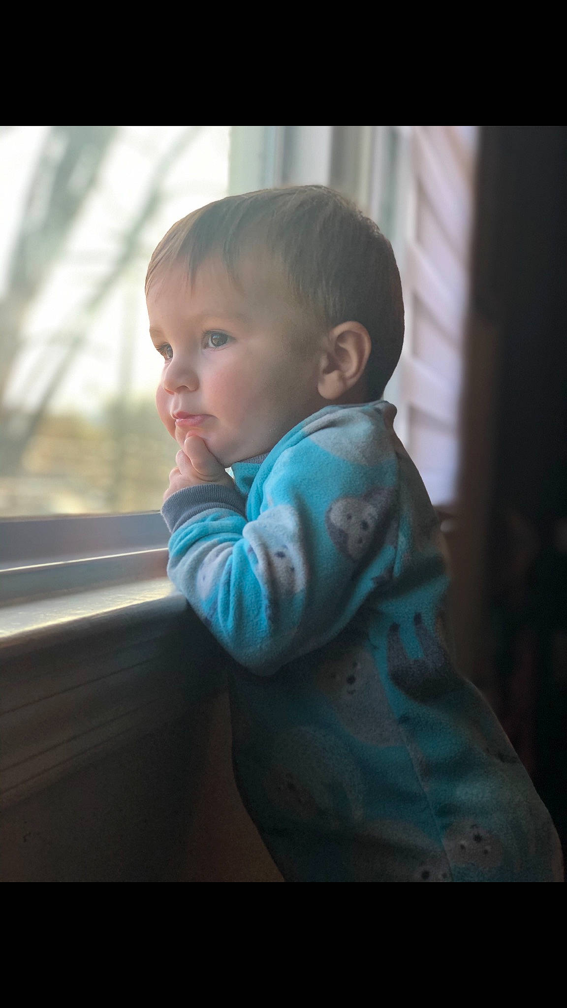 Jamison is registered to the contest to win money with this photo: baby, baby_toddler_clothing, cheek, child, comfort, person, portrait_photography, skin, sleeve, standing, toddler
