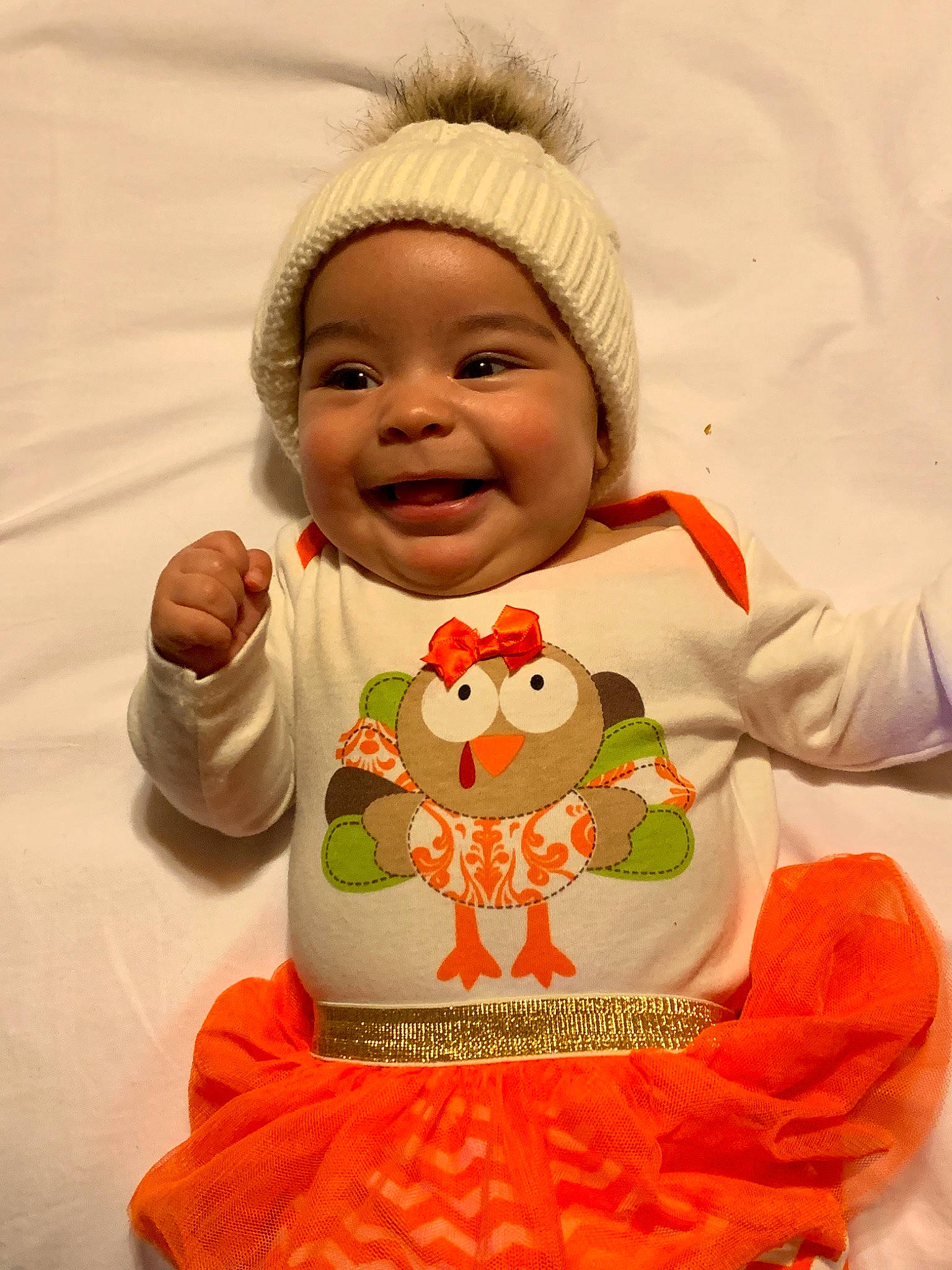 Claribelle joined the competition — help win amazing prizes! baby, baby_toys, child, head, headwear, orange, person, product, toddler, toy