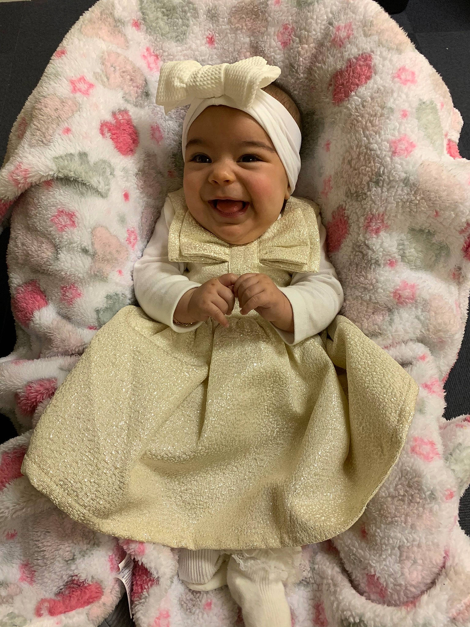 Claribelle joined the competition — help win amazing prizes! baby, baby_sleeping, child, doll, head, headwear, linens, person, pink, product, skin, smile, textile, toddler