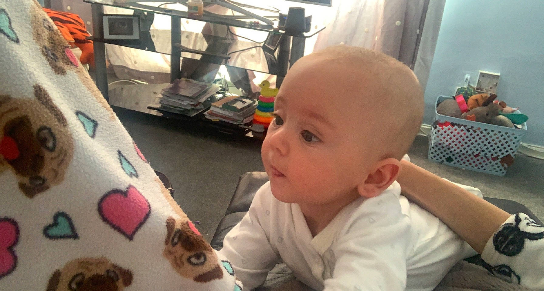 Jasper joined the competition — help win amazing prizes! automotive_design, automotive_exterior, baby, baby_toddler_clothing, bag, cheek, child, comfort, finger, flooring, fun, linens, luxury_vehicle, person, play, room, sitting, t_shirt, toddler, vacation