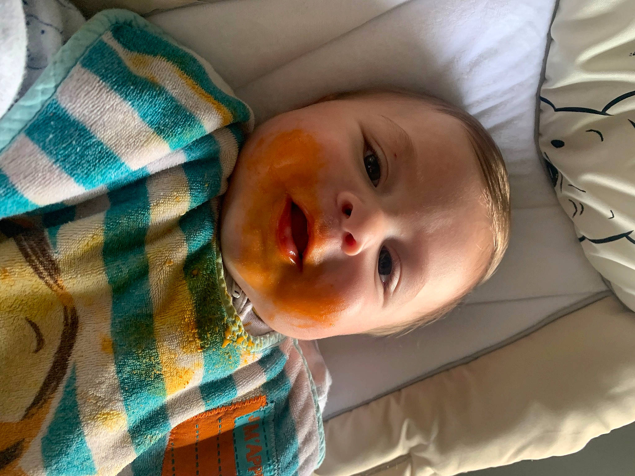 Siloé participe au concours pour gagner de l'argent avec cette photo : baby, baby_toddler_clothing, cheek, chin, comfort, eye, eyebrow, face, hair, happy, head, human_body, iris, lip, mouth, nose, person, skin, smile, textile