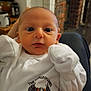 Vincent is registered to the contest to win money with this photo: baby, bodypart, clothing, coat, face, finger, hand, head, indoors, knitwear, longsleeve, newborn, pants, person, photography, portrait, shirt, sleeve, sweater, t_shirt