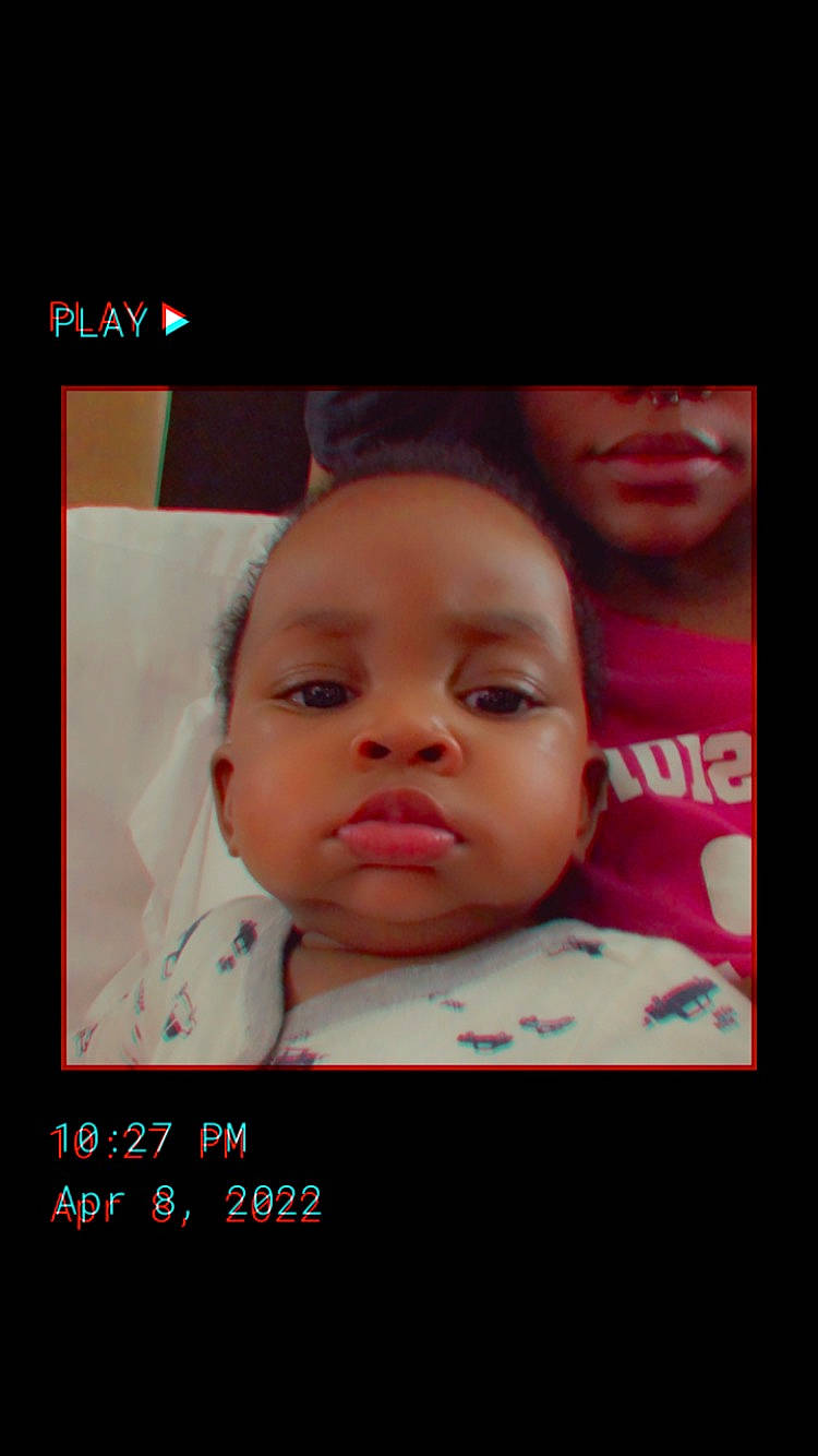 King joined the competition — help win amazing prizes! baby, baby_toddler_clothing, cheek, child, chin, display_device, electronic_device, eyebrow, eyelash, flash_photography, font, fun, happy, lip, mouth, multimedia, nose, person, photo_caption, skin