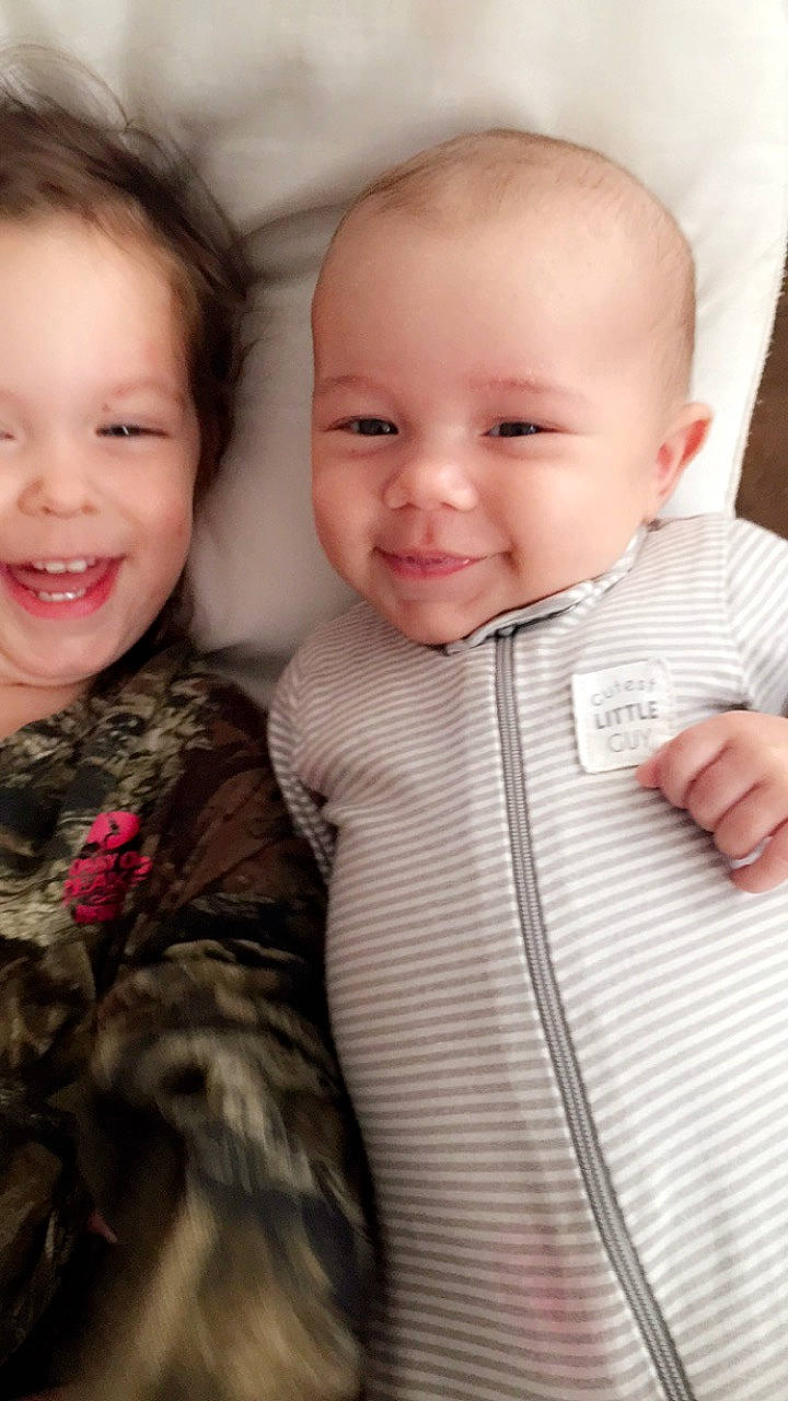 Mallory joined the competition — help win amazing prizes! baby, cheek, child, chin, eye, face, facial_expression, forehead, head, human, iris, joy, lip, nose, people, person, photograph, photography, sibling, skin