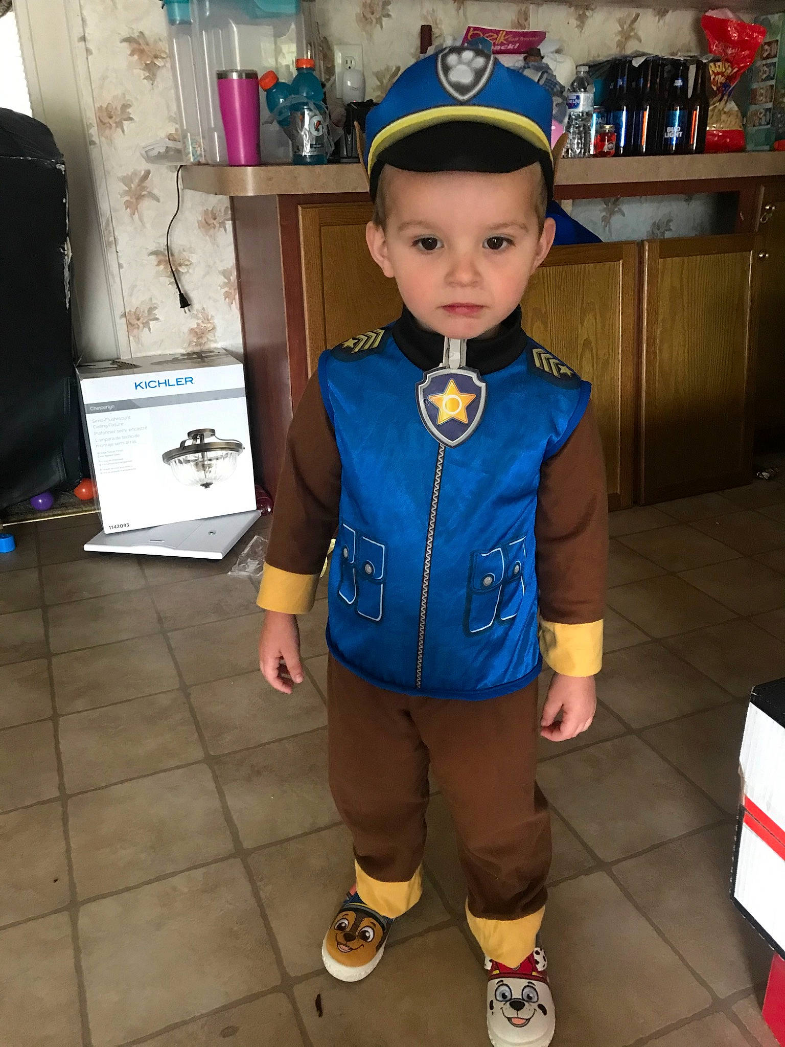 Brentley is registered to the contest to win money with this photo: child, costume, person, toddler