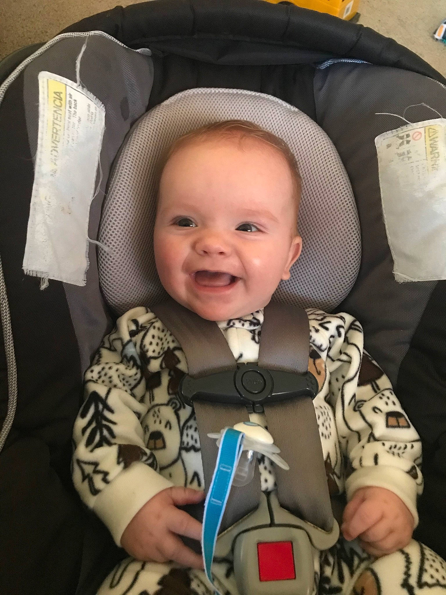 Lucas joined the competition — help win amazing prizes! baby, baby_carriage, baby_in_car_seat, baby_products, car_seat, child, headwear, person, product, toddler