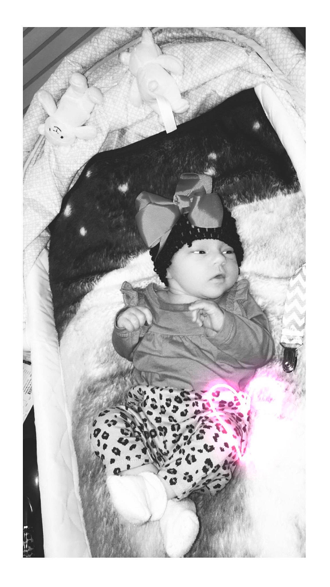 Sabrina joined the competition — help win amazing prizes! baby_products, black_and_white, child, headwear, person, photograph, photography, snapshot, stock_photography