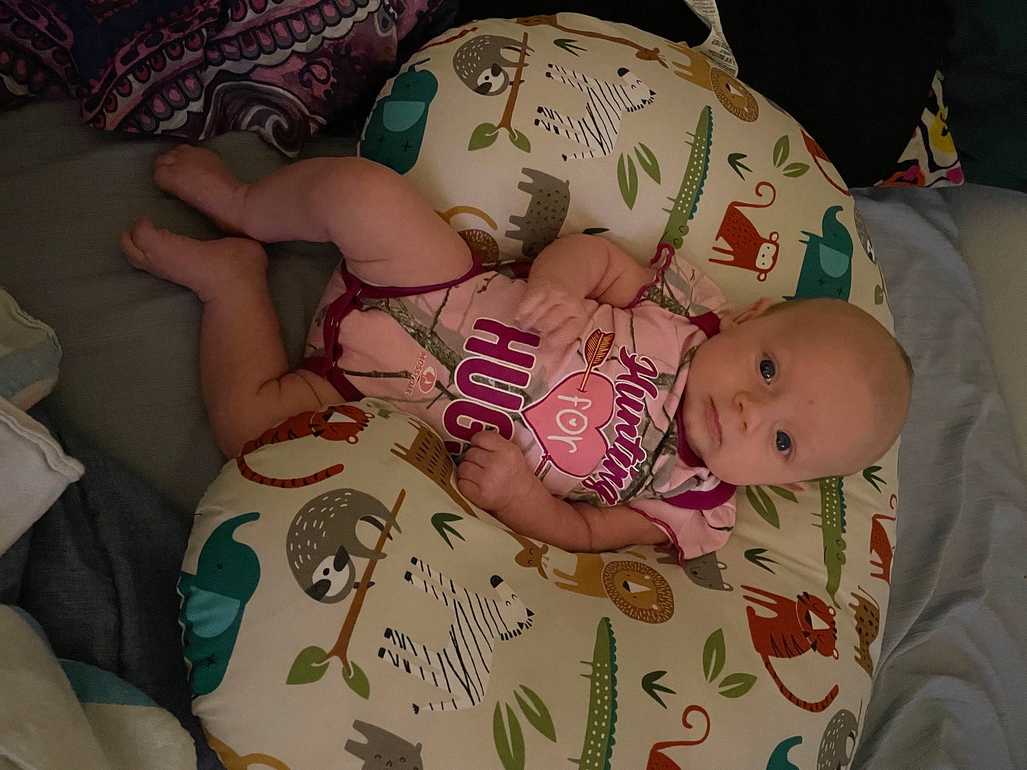 Vivian joined the competition — help win amazing prizes! baby, baby_products, baby_toddler_clothing, bedtime, cheek, child, comfort, eye, face, finger, head, human_body, leg, linens, mammal, person, room, skin, textile, toddler