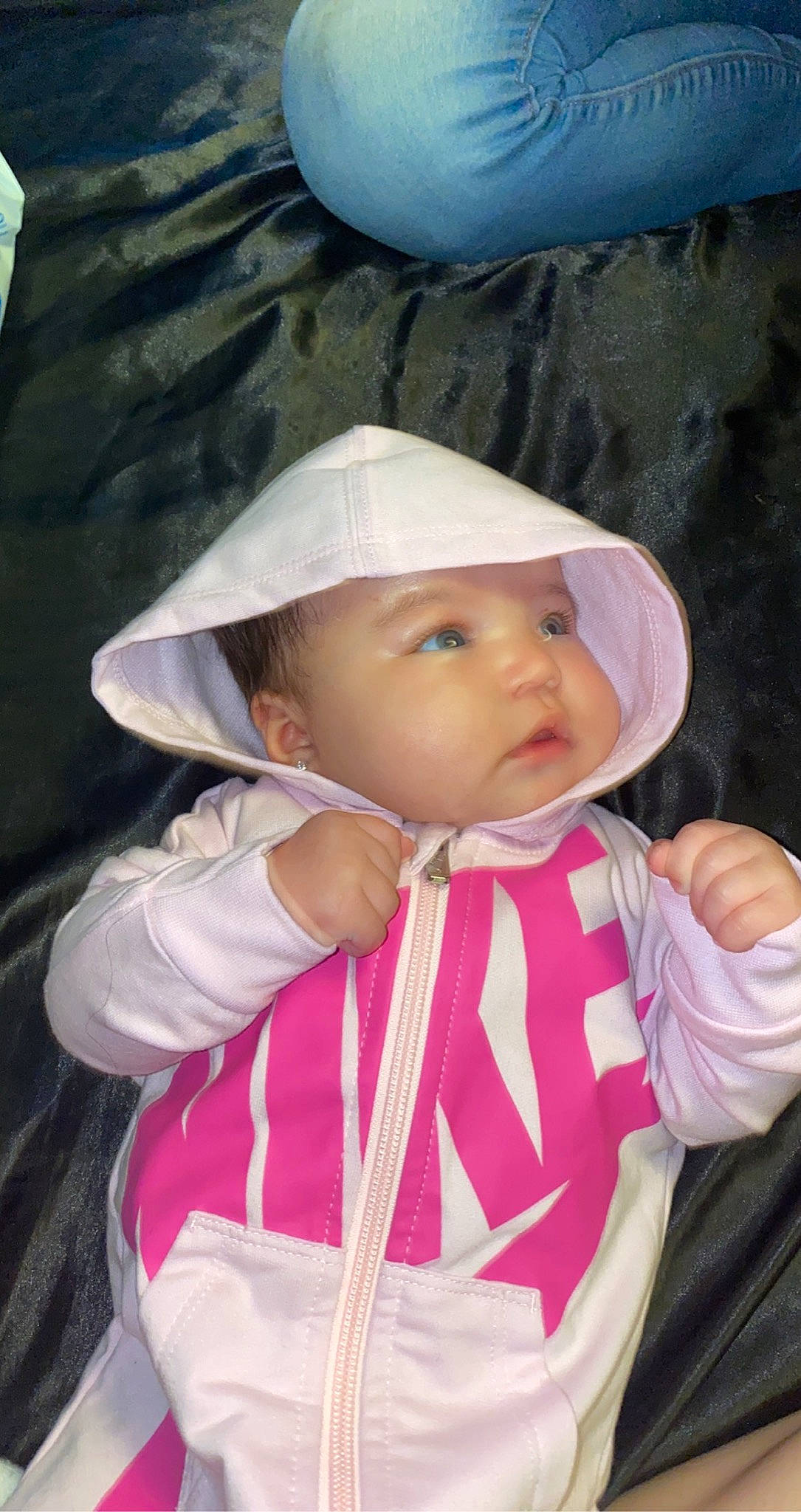 Aviana joined the competition — help win amazing prizes! baby, baby_carriage, baby_products, baby_toddler_clothing, cap, cheek, chin, eye, fashion_accessory, fun, grass, happy, headwear, lip, mouth, nose, person, pink, skin, sleeve