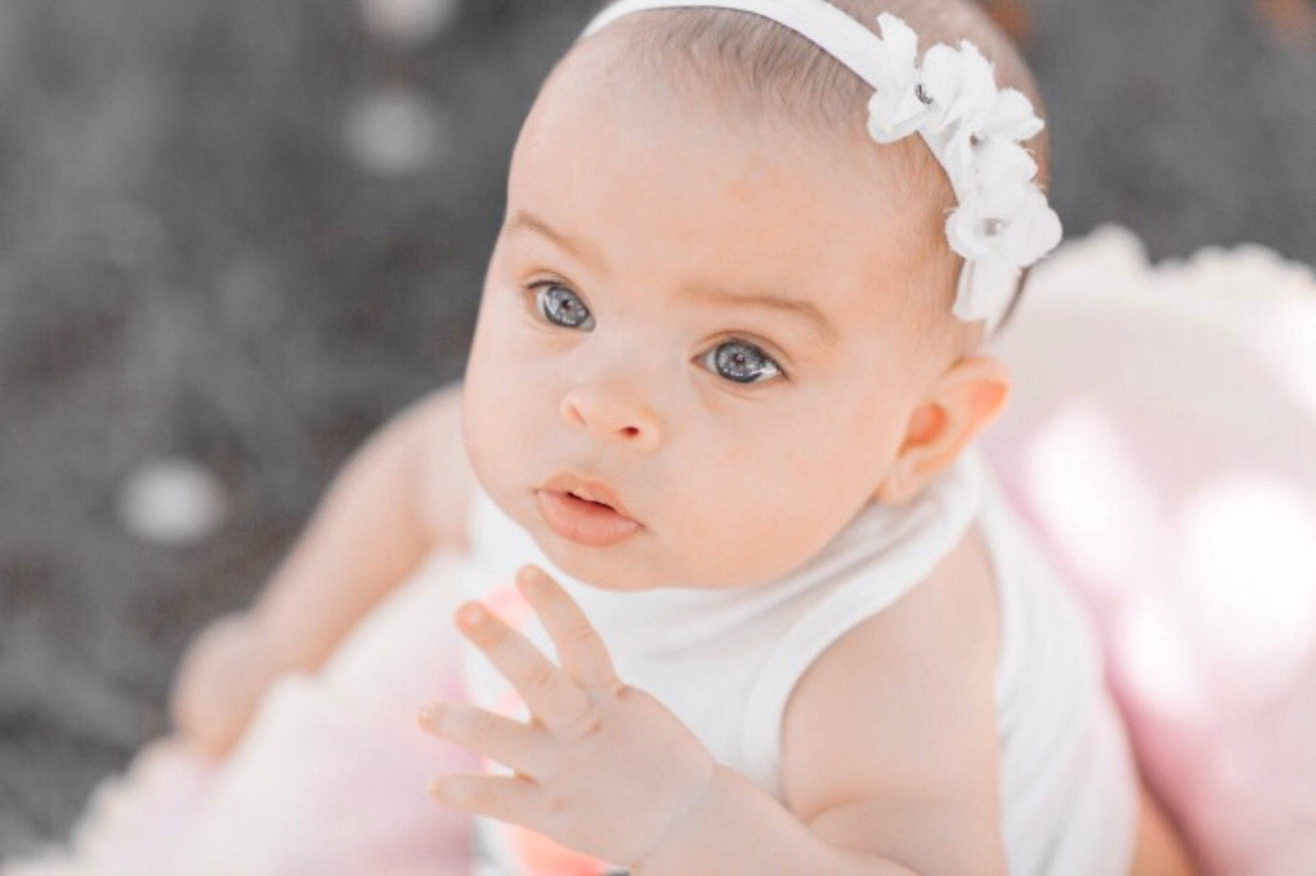 Taylor Marie joined the competition — help win amazing prizes! child, girl, hair_accessory, happiness, headband, headpiece, infant, person, photograph, portrait_photography, skin, surprise, toddler