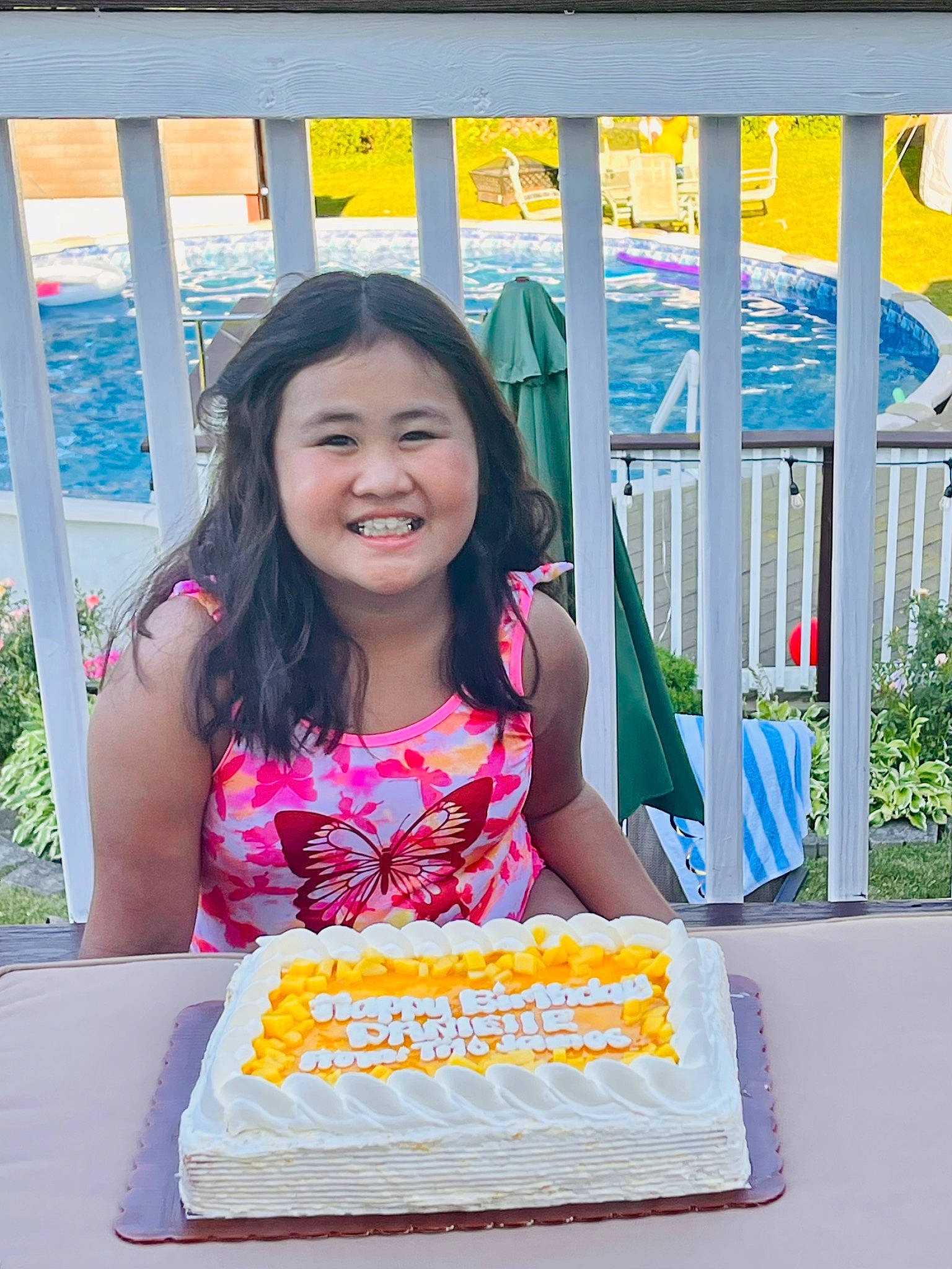 Danielle joined the competition — help win amazing prizes! baked_goods, birthday, birthday_cake, birthday_party, cake, cake_decorating, cake_decorating_supply, cream, cuisine, dessert, event, face, food, happy, joy, leisure, person, pink, plant, smile