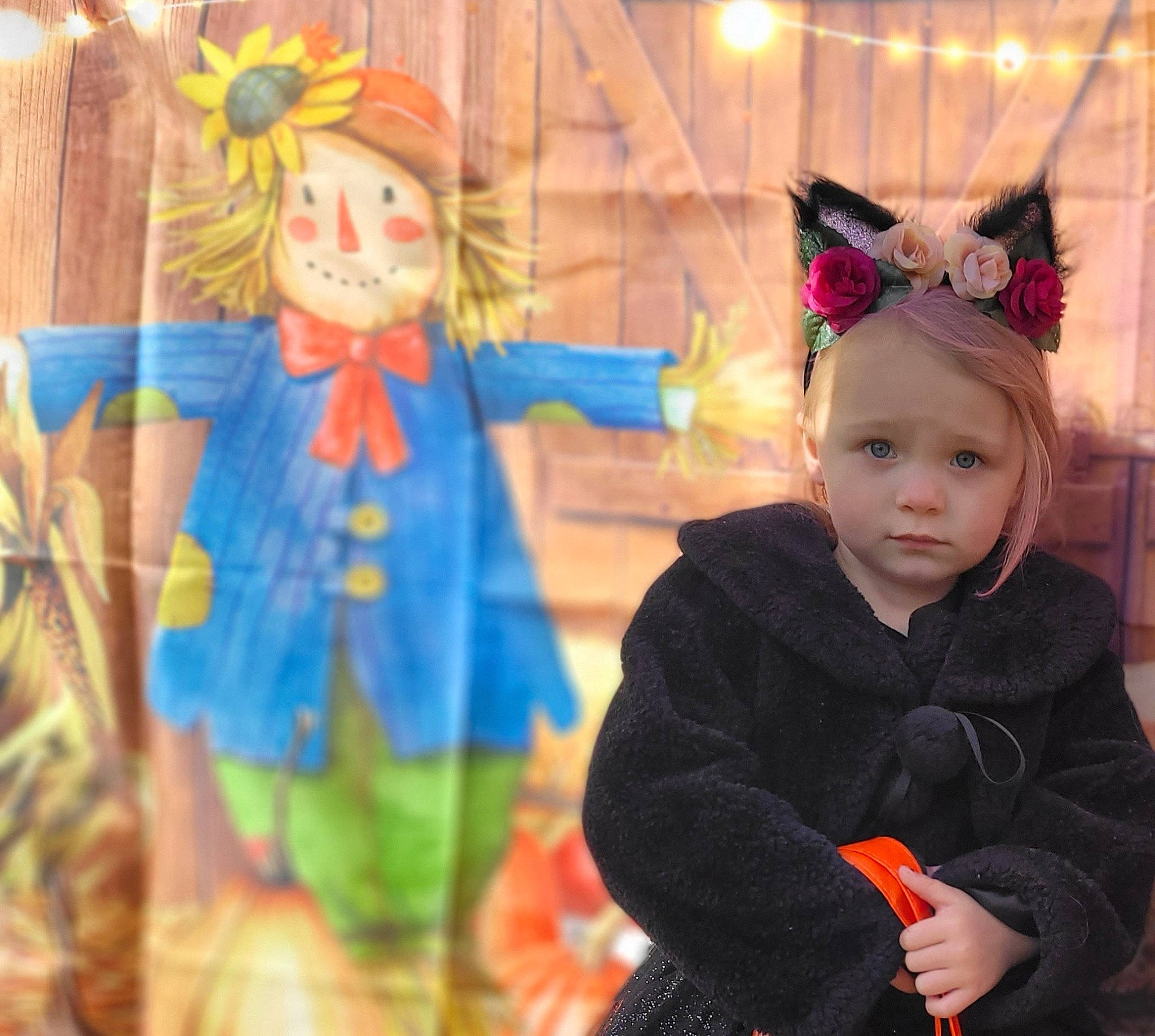 Freyja joined the competition — help win amazing prizes! art, child, costume, doll, event, fun, fur, happy, magenta, person, purple, room, textile, toddler, toy, vacation, vertebrate