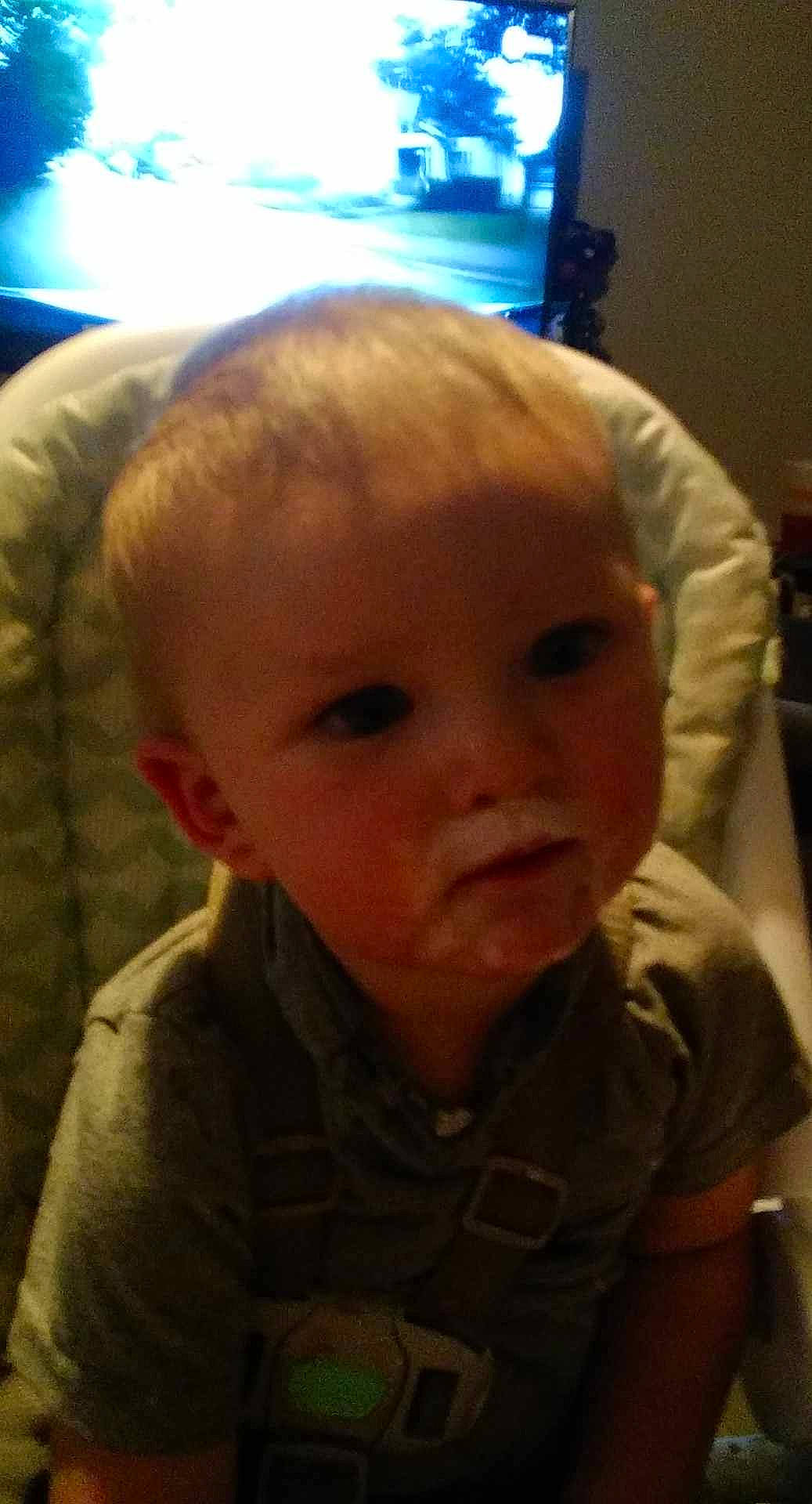 Zachariah joined the competition — help win amazing prizes! baby, baby_toddler_clothing, cheek, child, comfort, cool, ear, eyelash, forehead, fun, jaw, lip, mouth, nose, person, room, sitting, skin, toddler, vacation