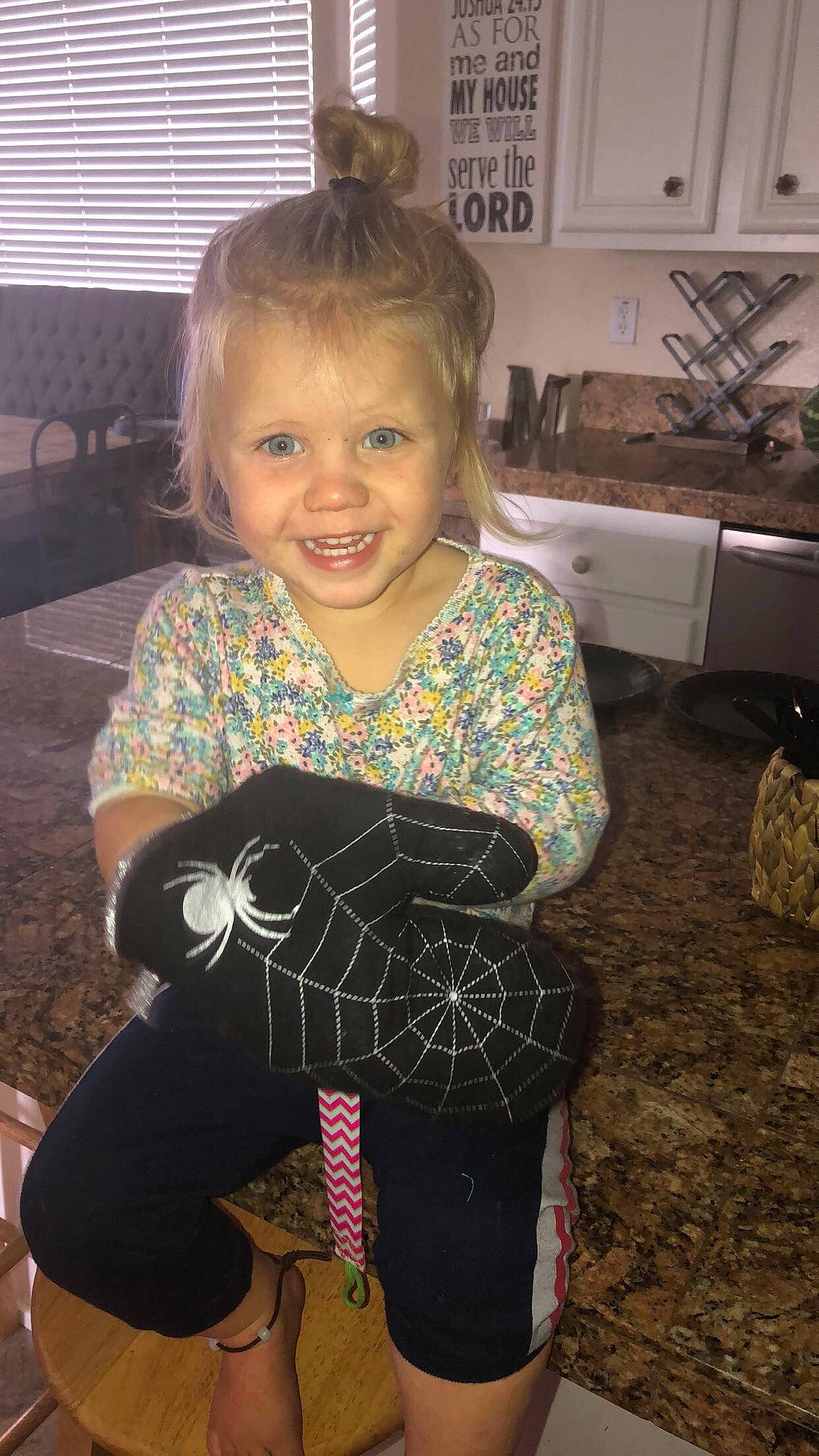 Danika joined the competition — help win amazing prizes! arm, child, day, design, fun, girl, hair, human_body, joy, pattern, person, play, product, sitting, smile, textile, toddler