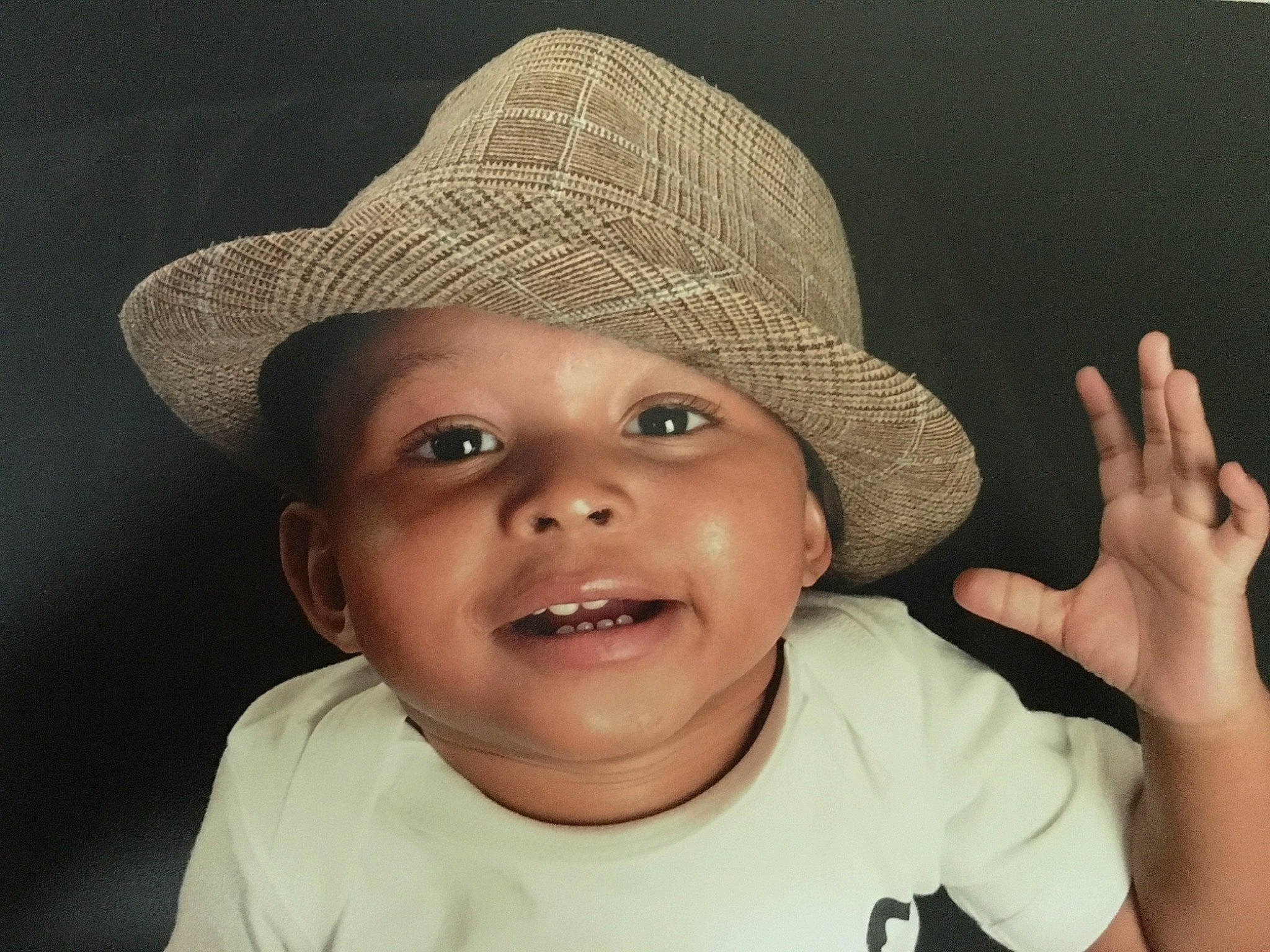 Uriah joined the competition — help win amazing prizes! child, cool, costume_accessory, ear, face, facial_expression, fashion_accessory, fun, happy, hat, head, headgear, joy, laugh, person, portrait_photography, smile, sun_hat, toddler