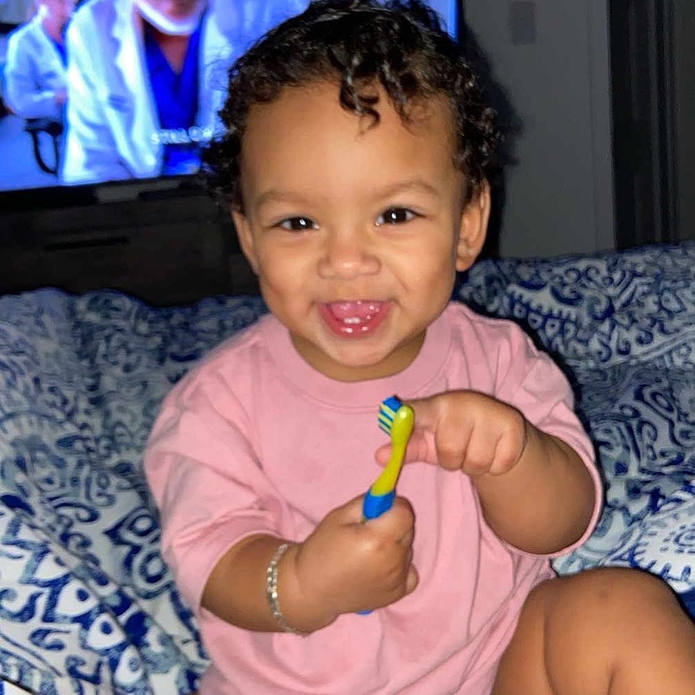 Paul joined the competition — help win amazing prizes! baby, brush, computerhardware, couch, cutlery, device, electronics, face, furniture, hardware, head, monitor, person, photography, portrait, screen, spoon, tool, toothbrush, tv