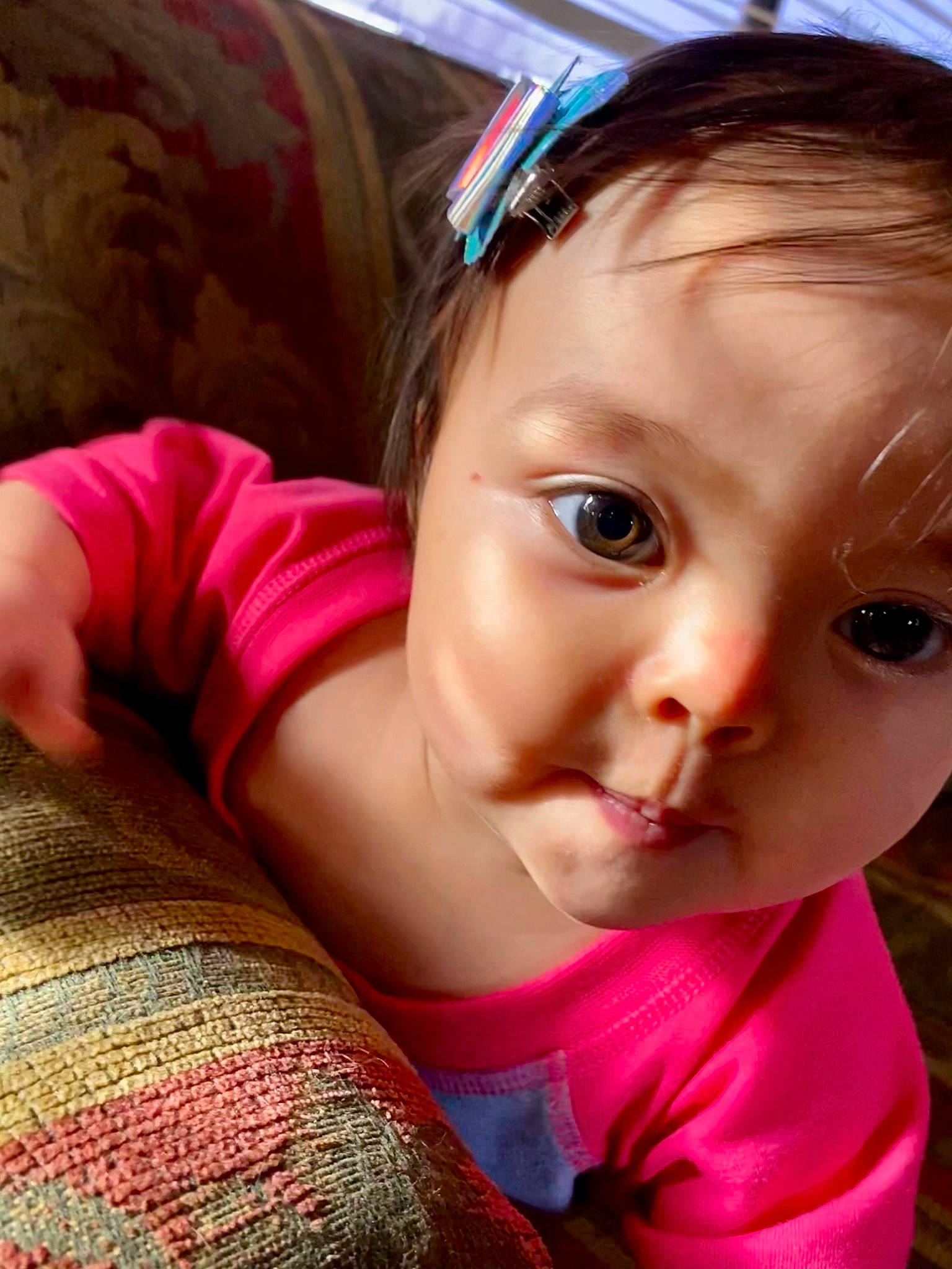 Deborah joined the competition — help win amazing prizes! black_hair, cheek, chin, cool, ear, eyebrow, eyelash, grass, happy, head, headgear, iris, lip, mouth, neck, nose, person, pink, skin, smile