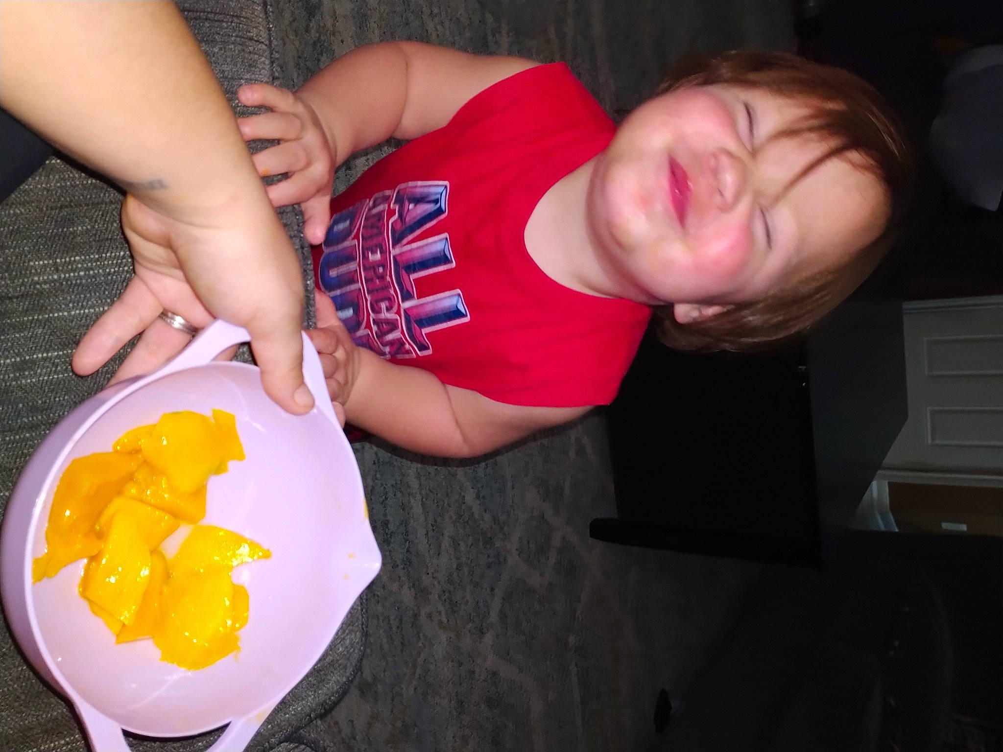 Timmy joined the competition — help win amazing prizes! baby, baby_toddler_clothing, comfort_food, cooking, cuisine, dish, egg_yolk, elbow, food, fun, human_leg, ingredient, junk_food, nail, orange, person, recipe, sweetness, thigh, thumb