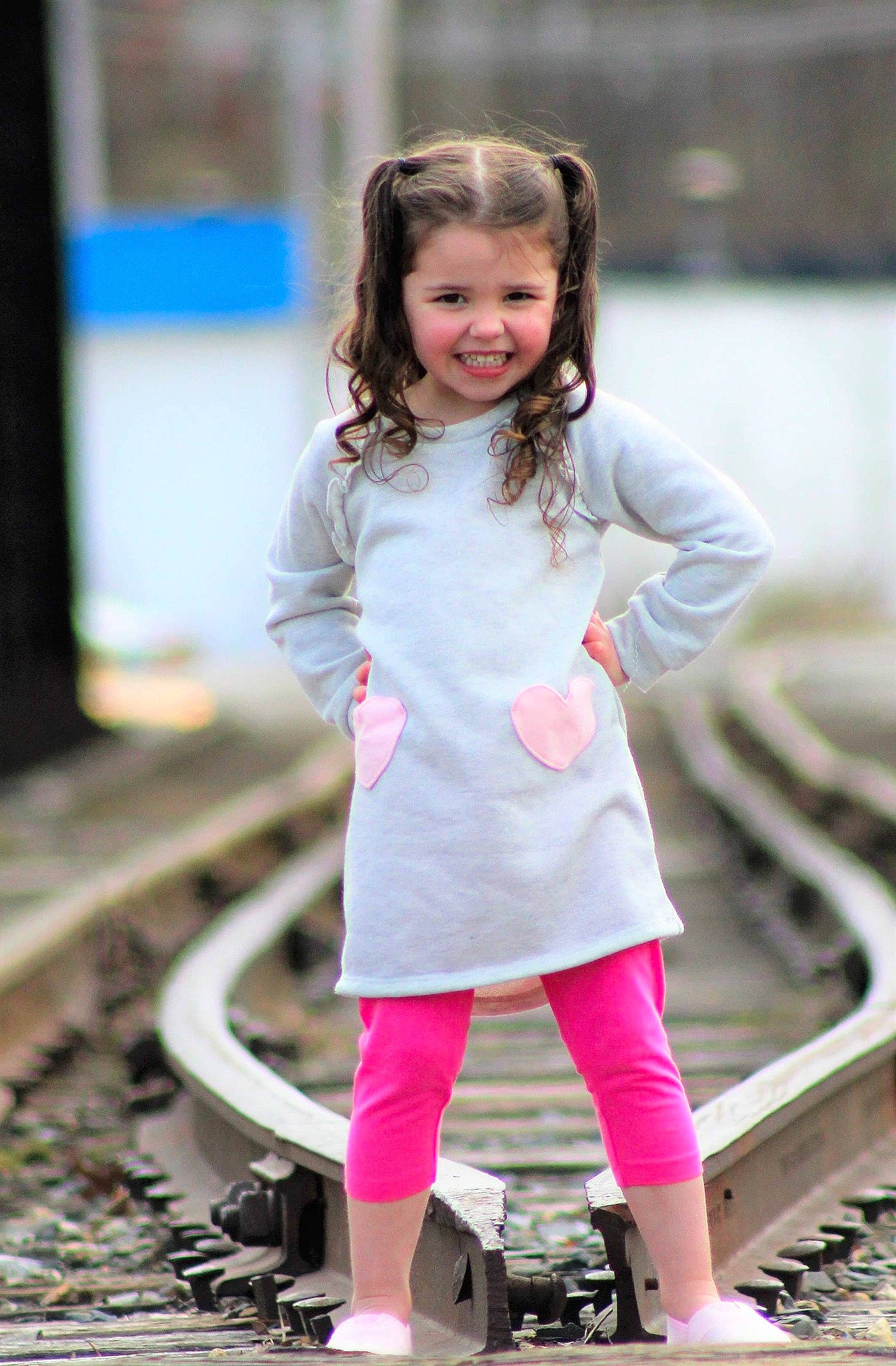 Avalynn is registered to the contest to win money with this photo: beauty, child, child_model, clothing, footwear, joy, leggings, lip, outerwear, people, person, photograph, photography, pink, play, skin, sleeve, smile, standing, street_fashion