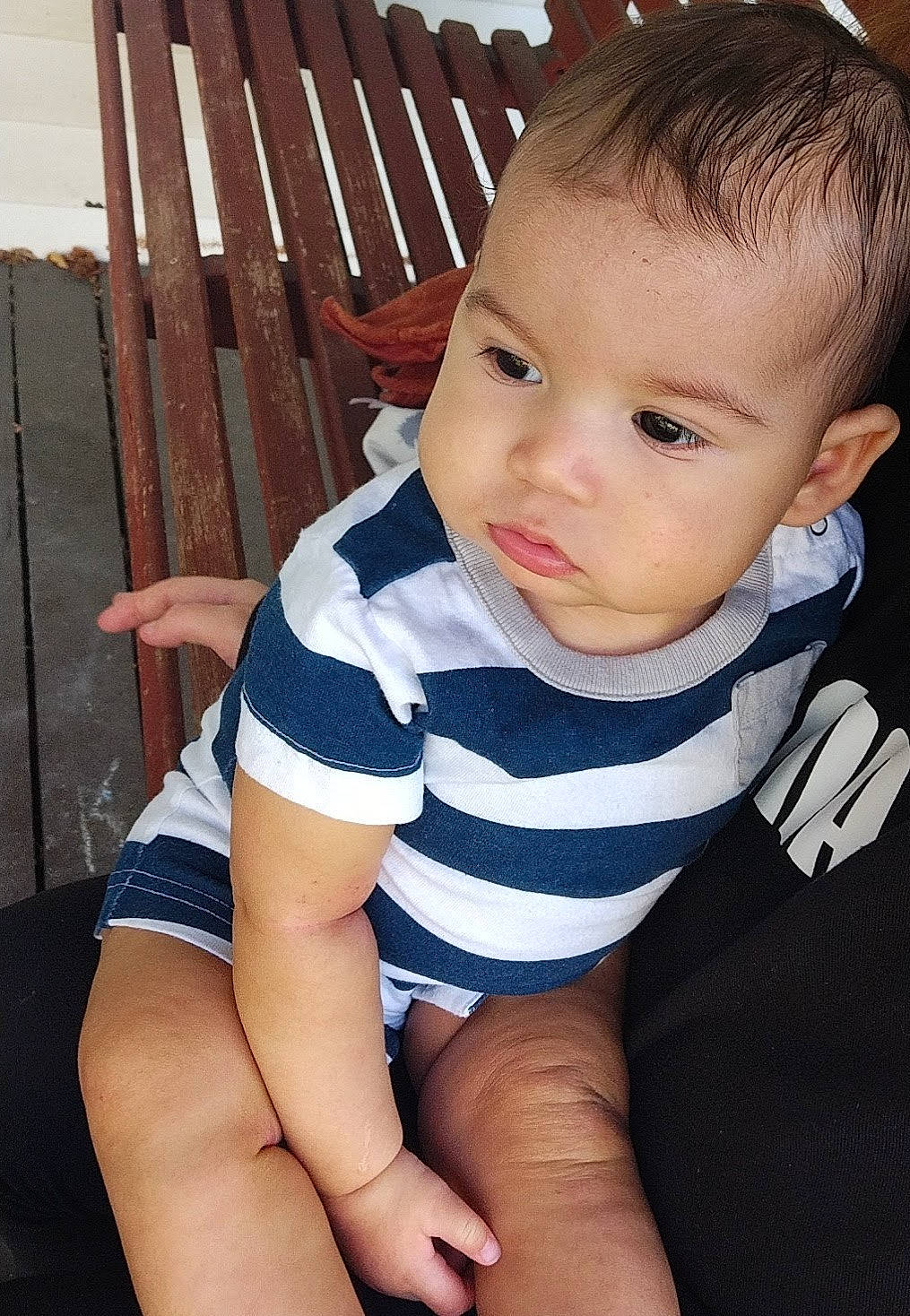 Dior joined the competition — help win amazing prizes! baby, baby_toddler_clothing, cheek, child, elbow, electric_blue, eye, eyelash, head, human_body, human_leg, iris, knee, pattern, person, sitting, skin, sleeve, thumb, toddler