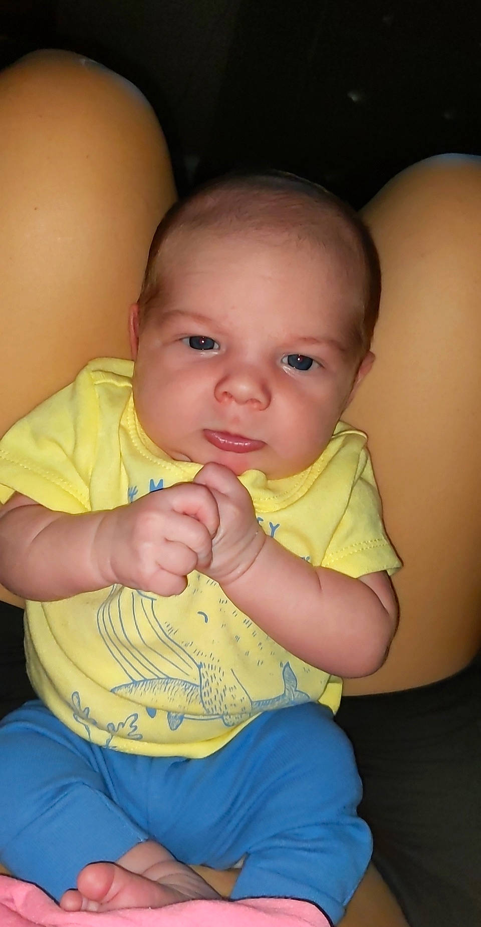Kholson is registered to the contest to win money with this photo: arm, baby, baby_toddler_clothing, cheek, chin, eye, finger, flash_photography, gesture, happy, human_body, iris, lip, mouth, neck, nose, person, shoulder, skin, sleeve